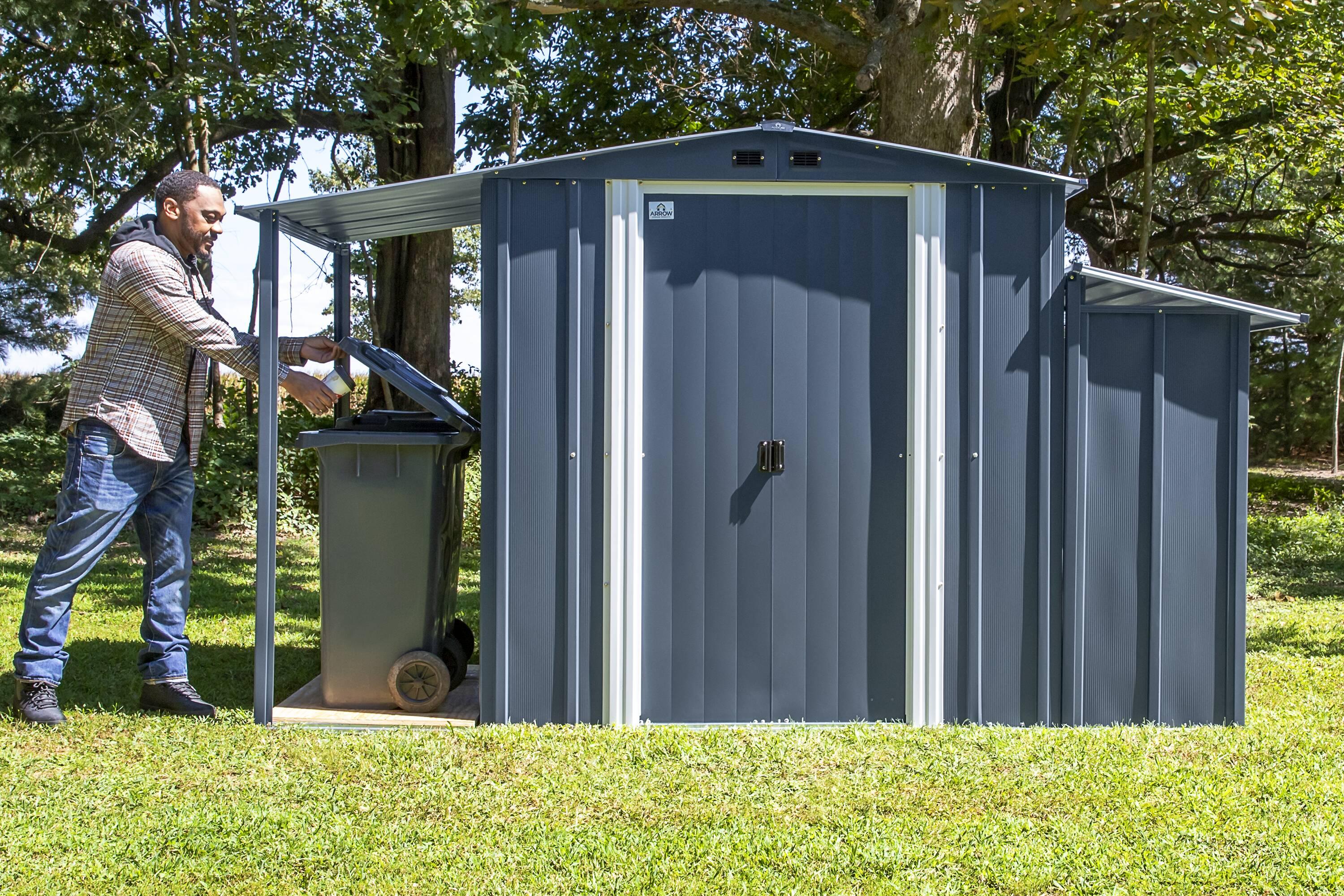 3-In-1 Steel Utility Shed