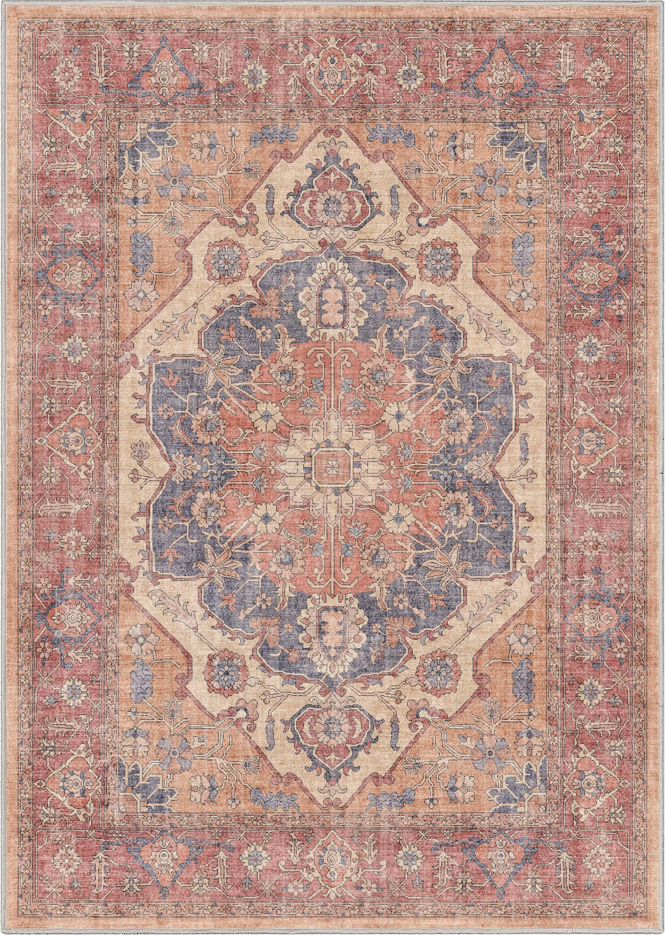 Kehr Antigua Vintage Persian Oriental Red Flat-Weave Rug