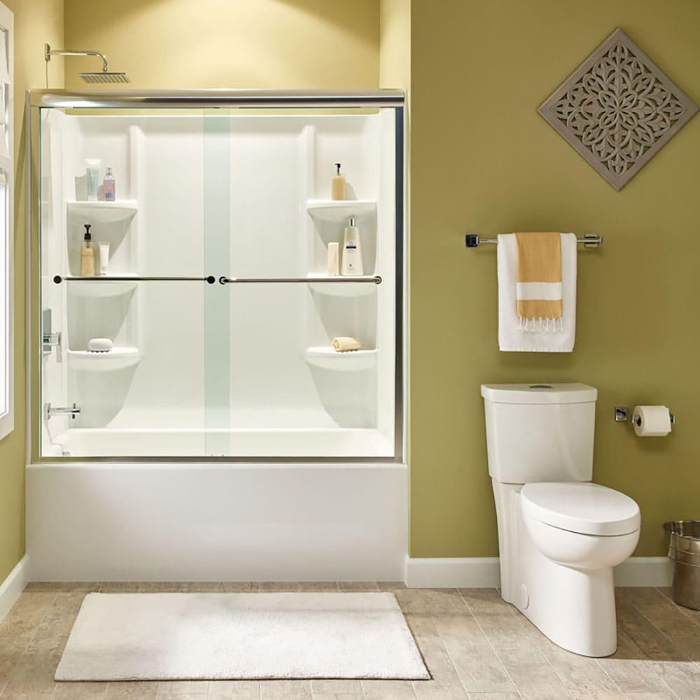 Studio 60'' x 32'' Alcove / Tile In Soaking Acrylic Bathtub