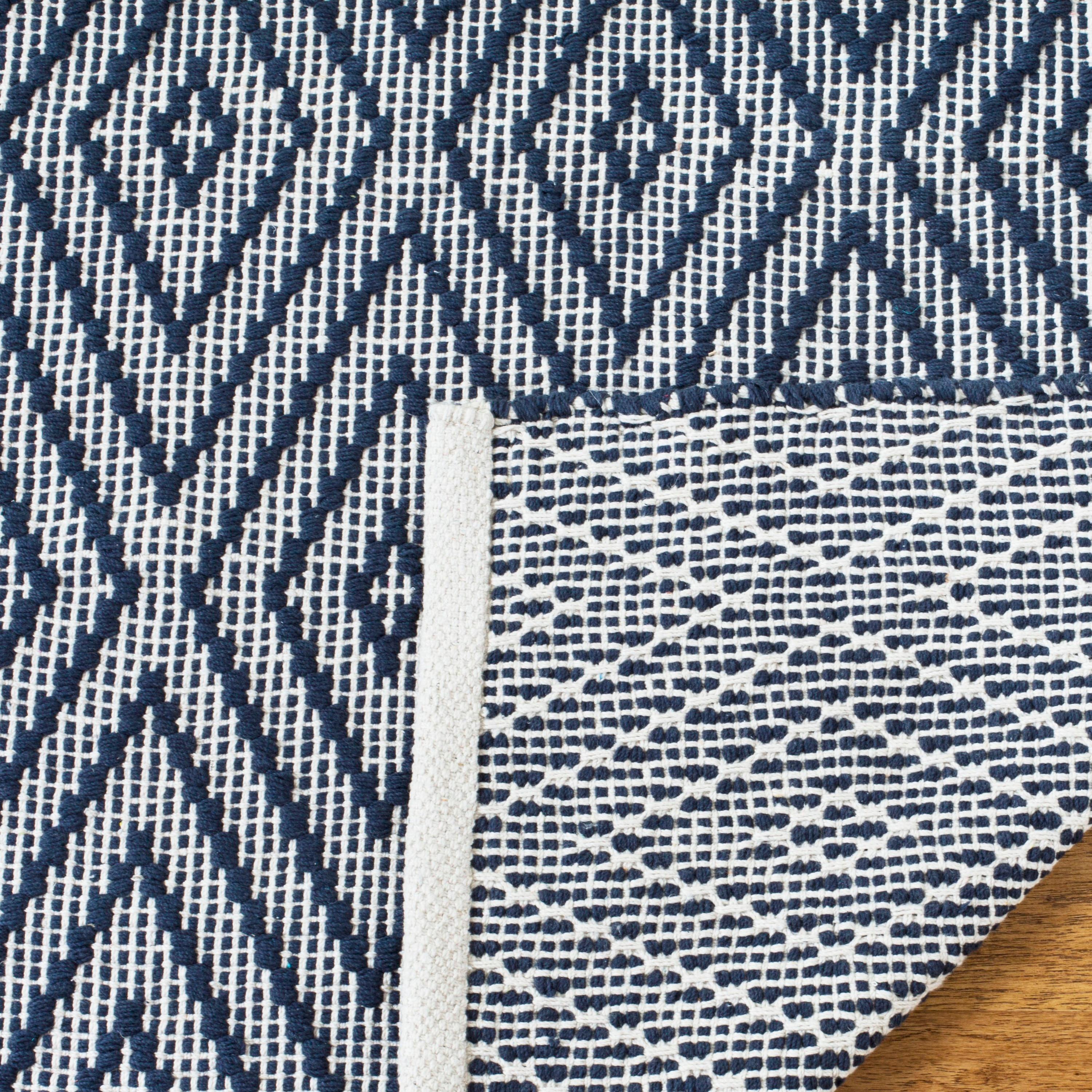 Montauk MTK811 Hand Woven Runner Rug - Navy/Ivory - 2'3"x7' - Safavieh.