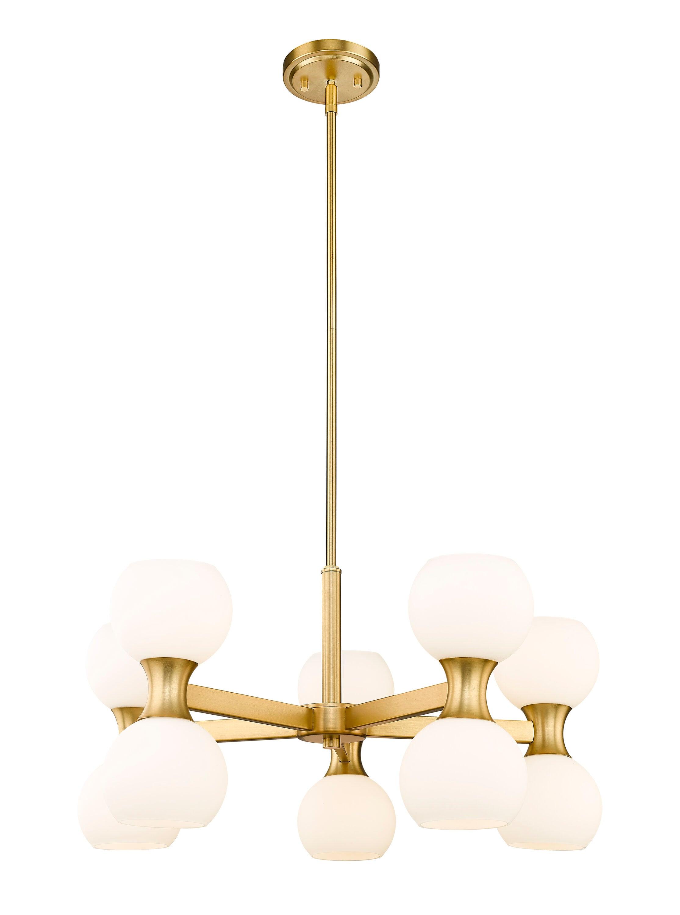 Z-Lite Artemis 10 - Light Chandelier in  Modern Gold