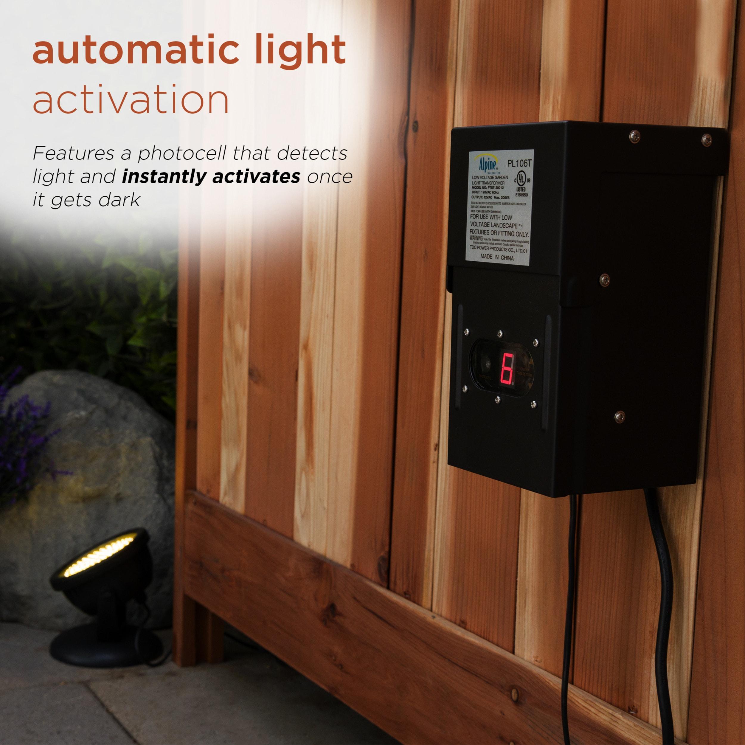 200 Watt Transformer with Timer and Photo Cell