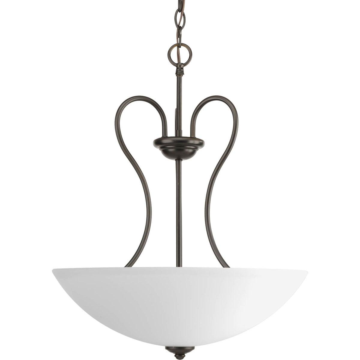 Progress Lighting P3955-20 Heart Foyer Pendant Light, Antique Bronze