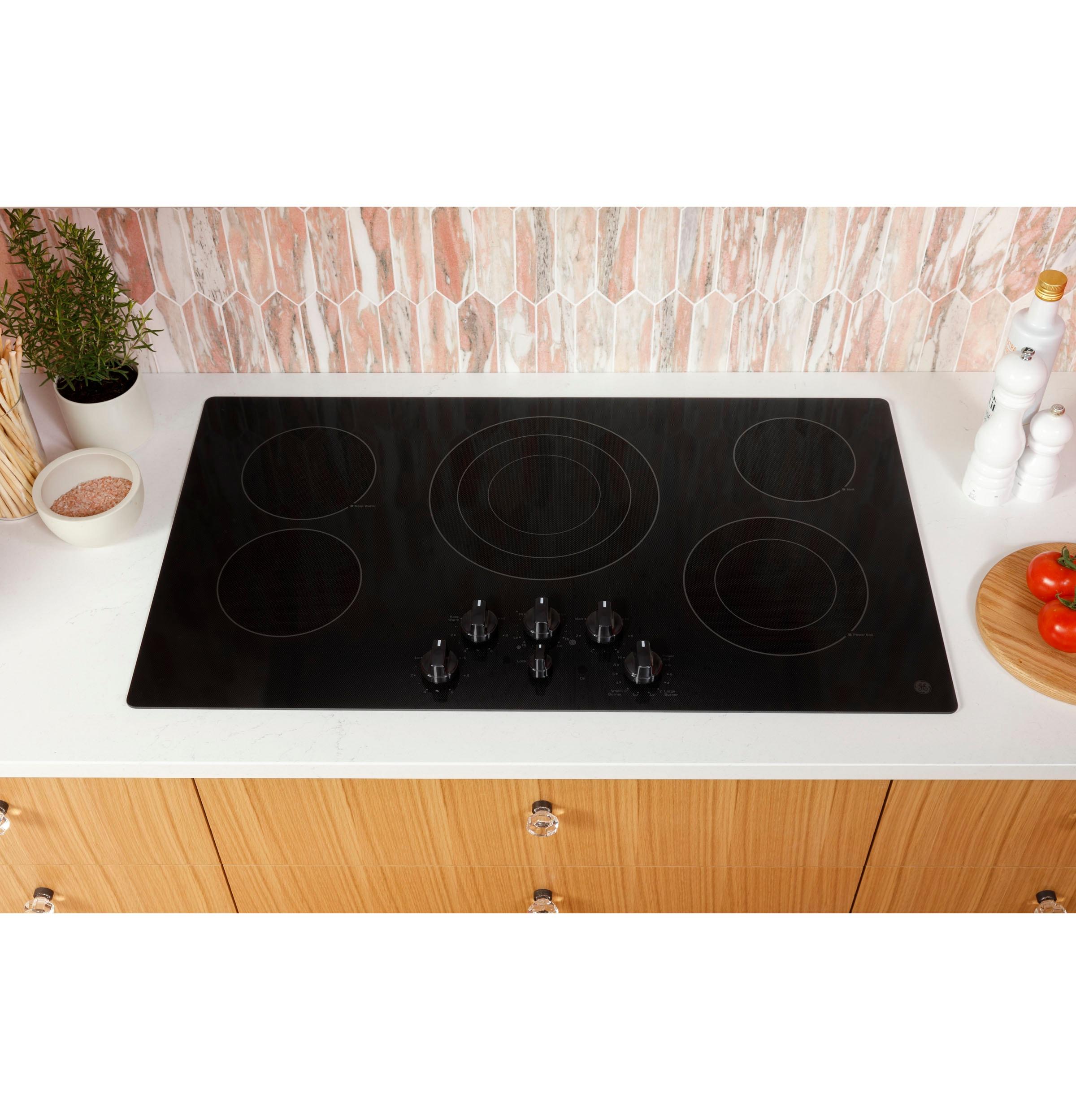 GE Appliances 36.13" Electric Cooktop with 5 Elements
