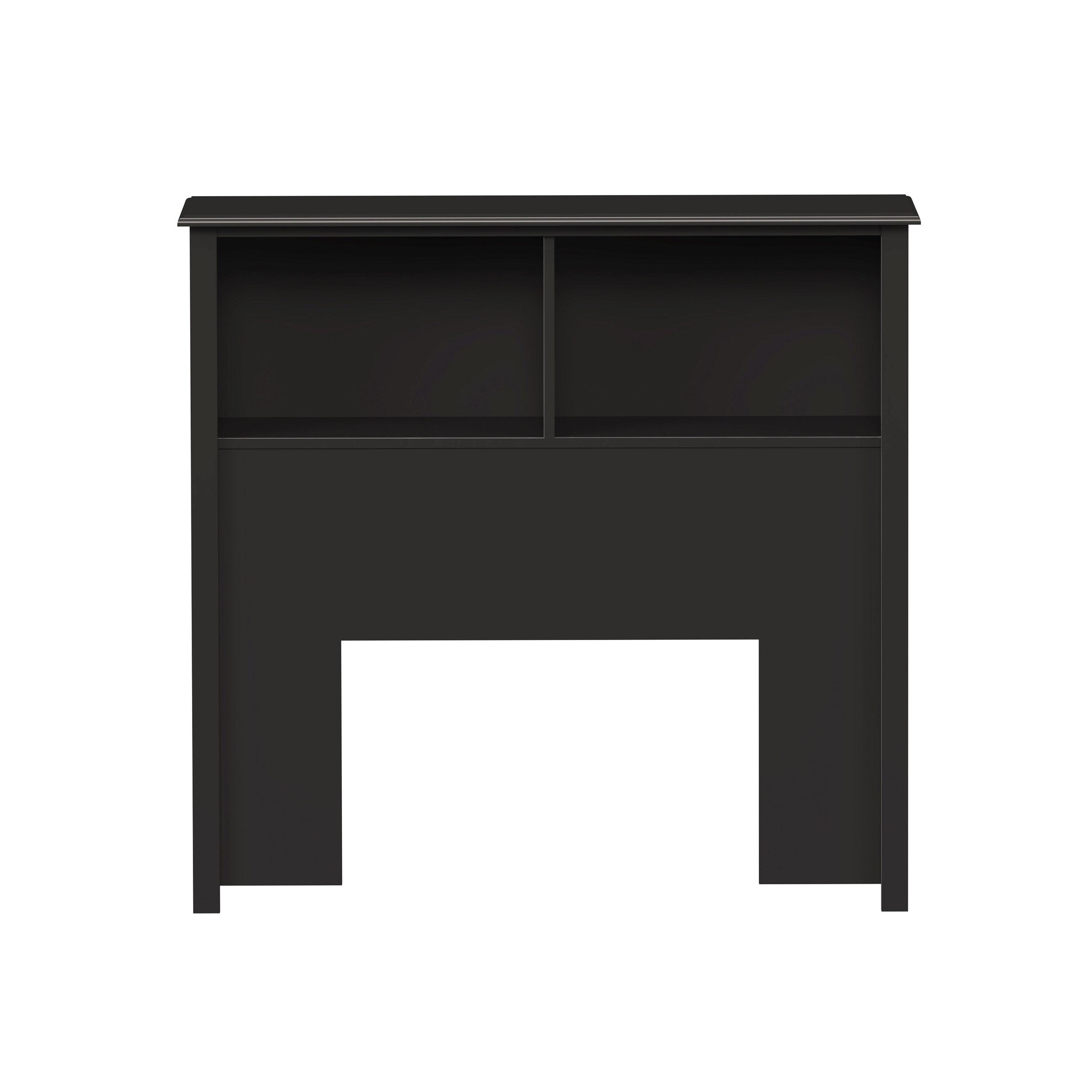 Twin Bookcase Headboard Black - Prepac