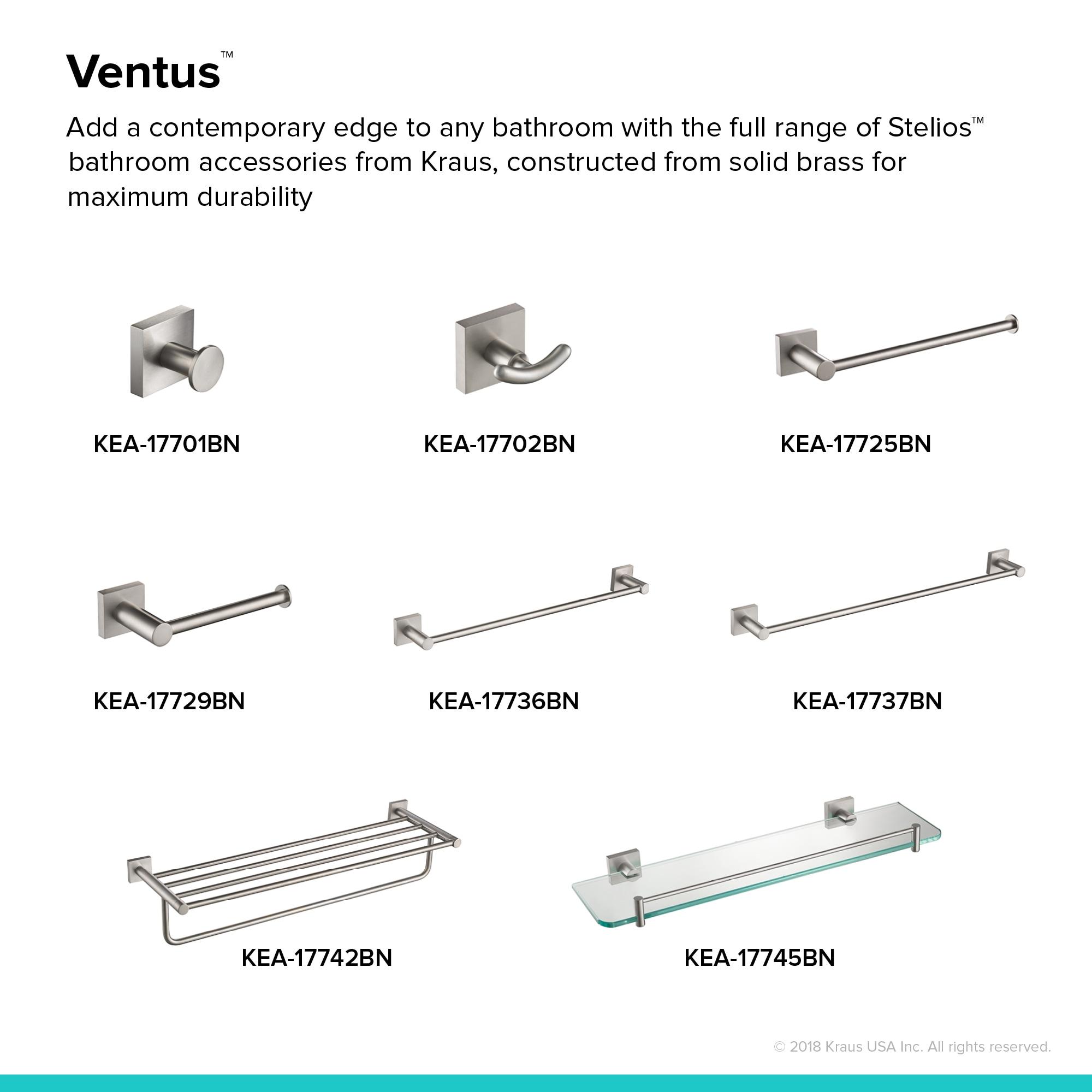 Ventus 18" Wall Mounted Towel Bar