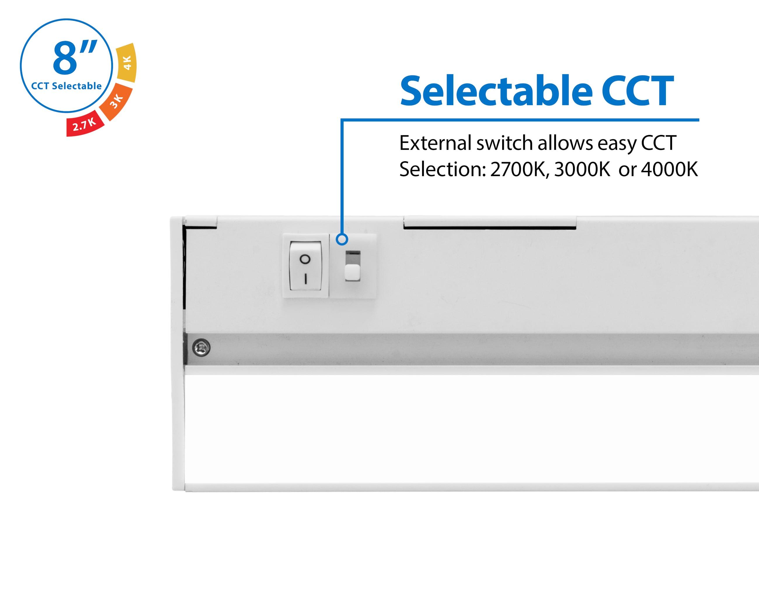 Nuc5 LED 8'' Under Cabinet Linkable Light Bar