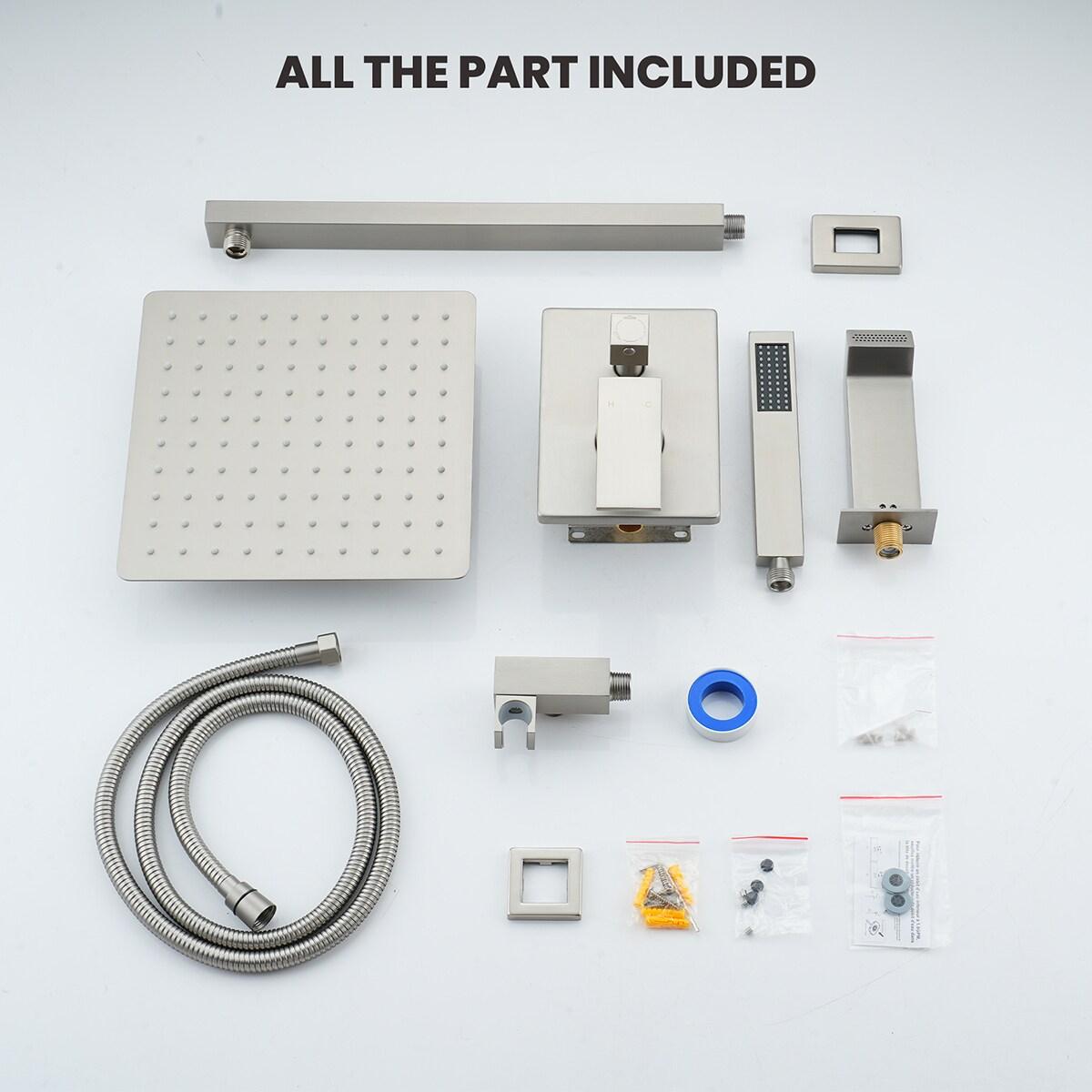 Calder Complete Shower System with Rough in-Valve