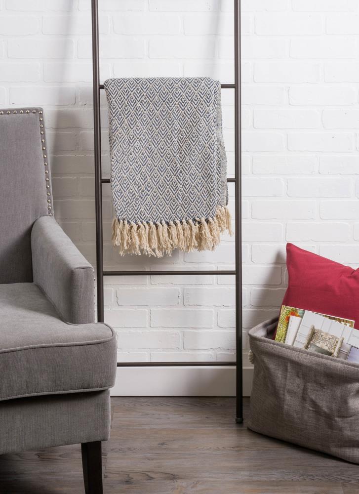 Design Imports Hand Woven Throw Blanket