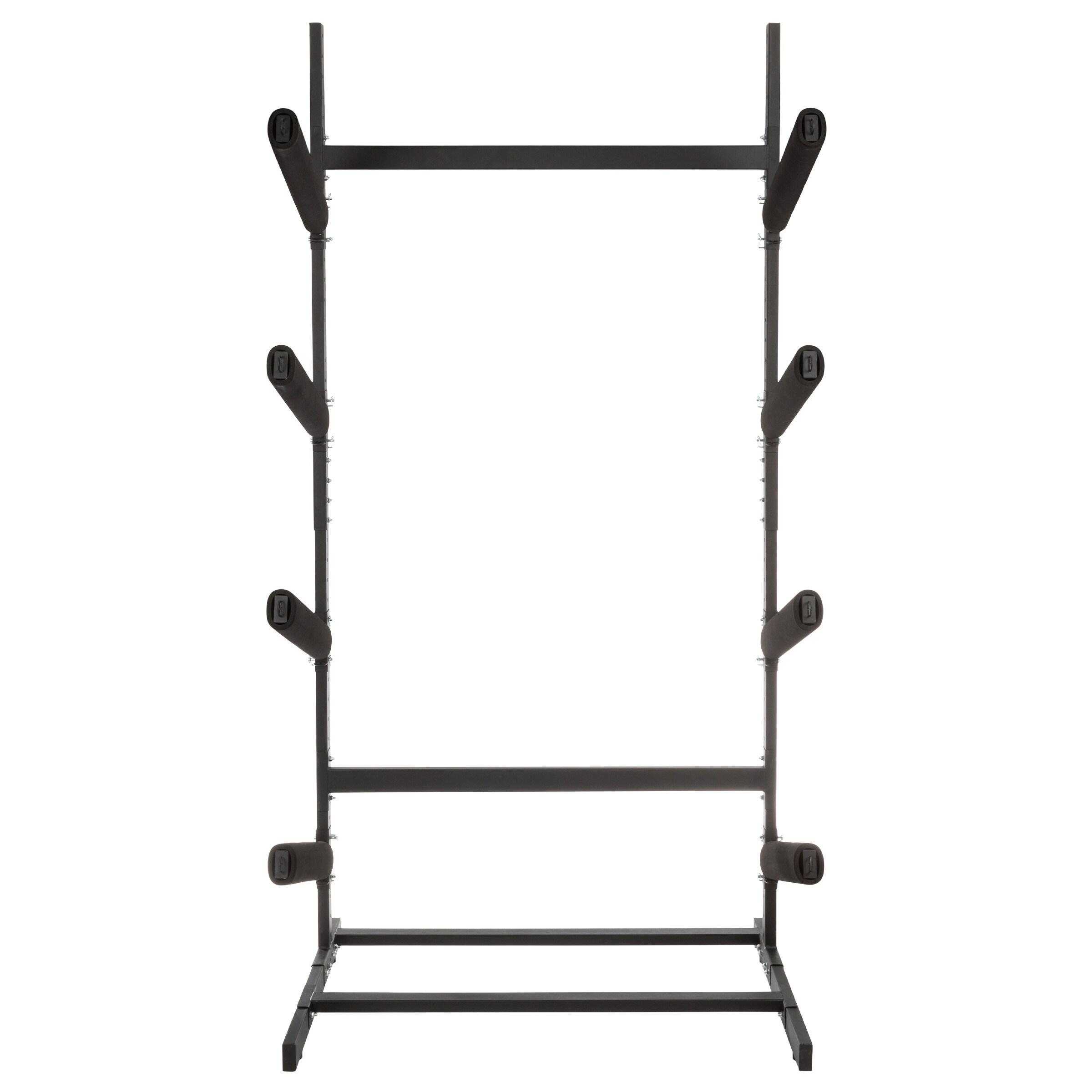 Rad Sportz 4-Level Freestanding Kayak Rack, Black