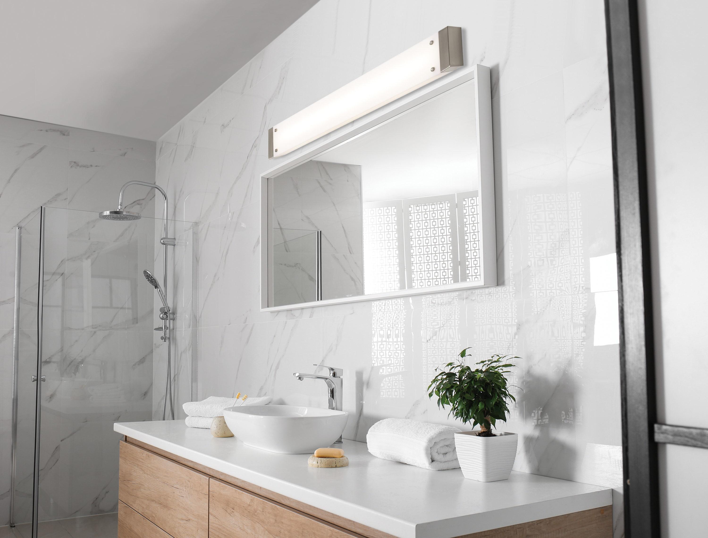 ATV480540L30D1SNWH-AFX-Avanti - 49W 1 LED Bath Vanity In Modern Style-5 Inches Tall and 2 Inches Wide