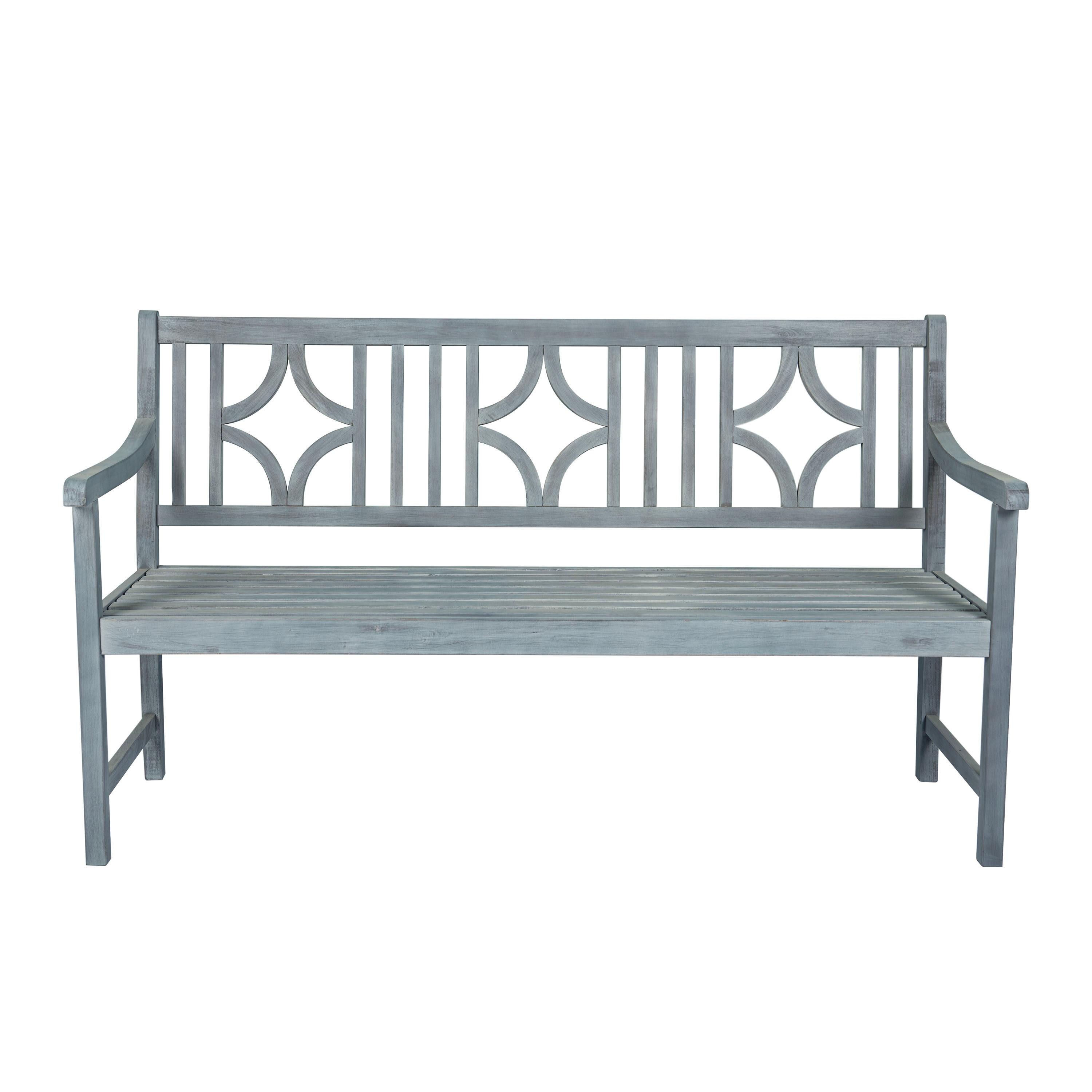 Red Barrel Studio® Babson Acacia Outdoor Bench