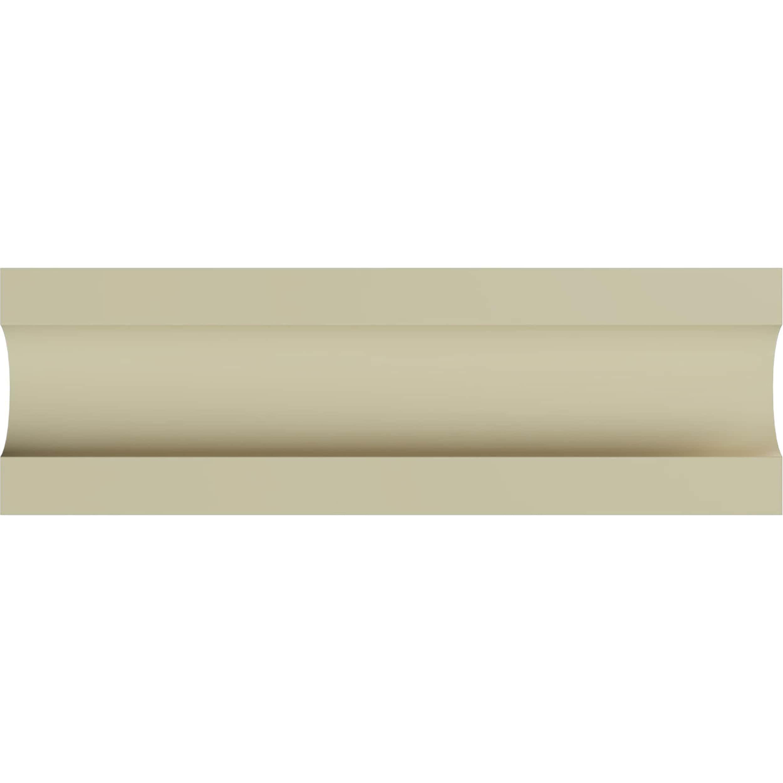 5 7/8"H x 1 3/4"P x 94 1/2"L, (7 7/8" Repeat), Harvest Chair Rail (Set of 2)