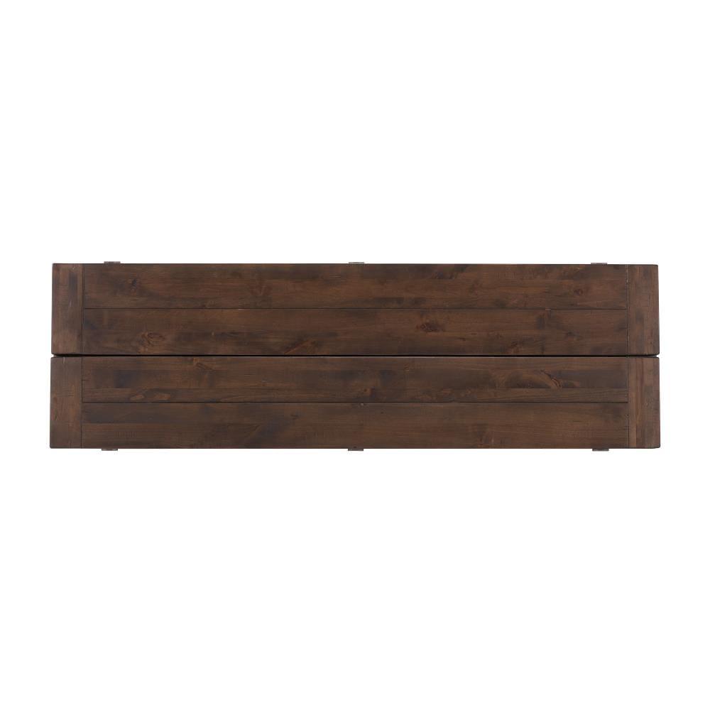 Camden Folding Top Extendable Dining Table Dark Brown - Picket House Furnishings