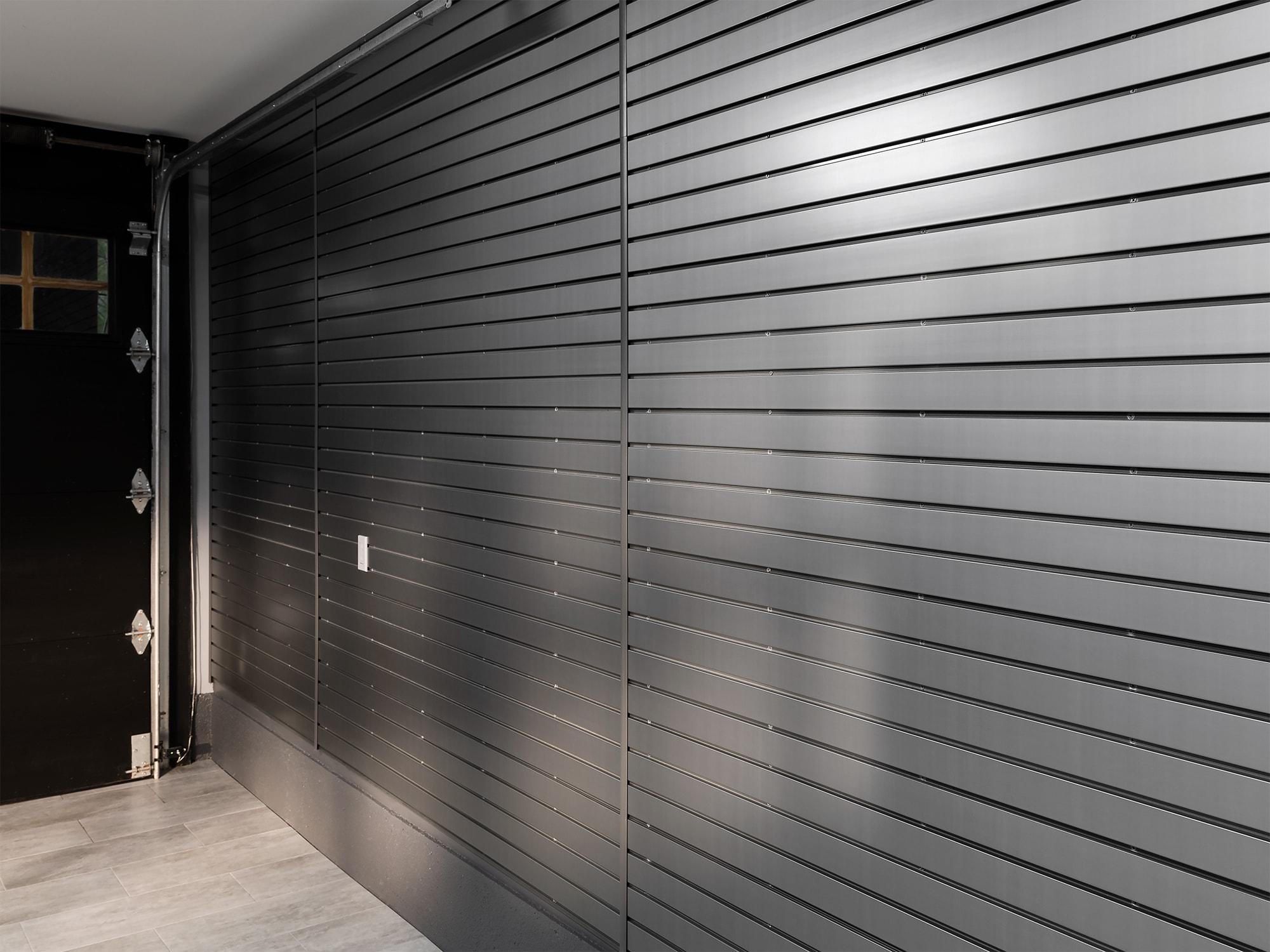 40sqft PVC Slatwall - Silver