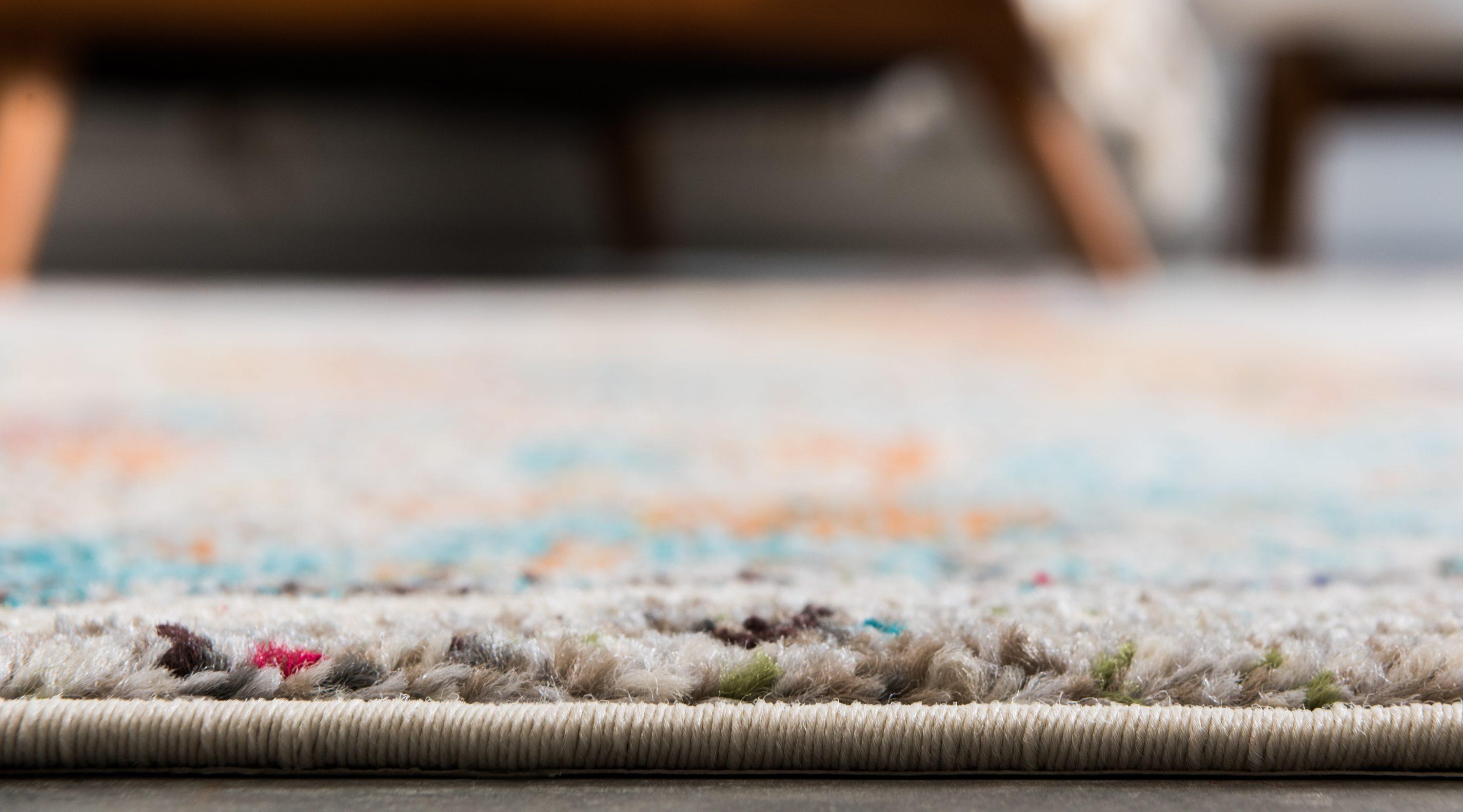 8' x 10' Vibrant Abstract Multi Synthetic Area Rug