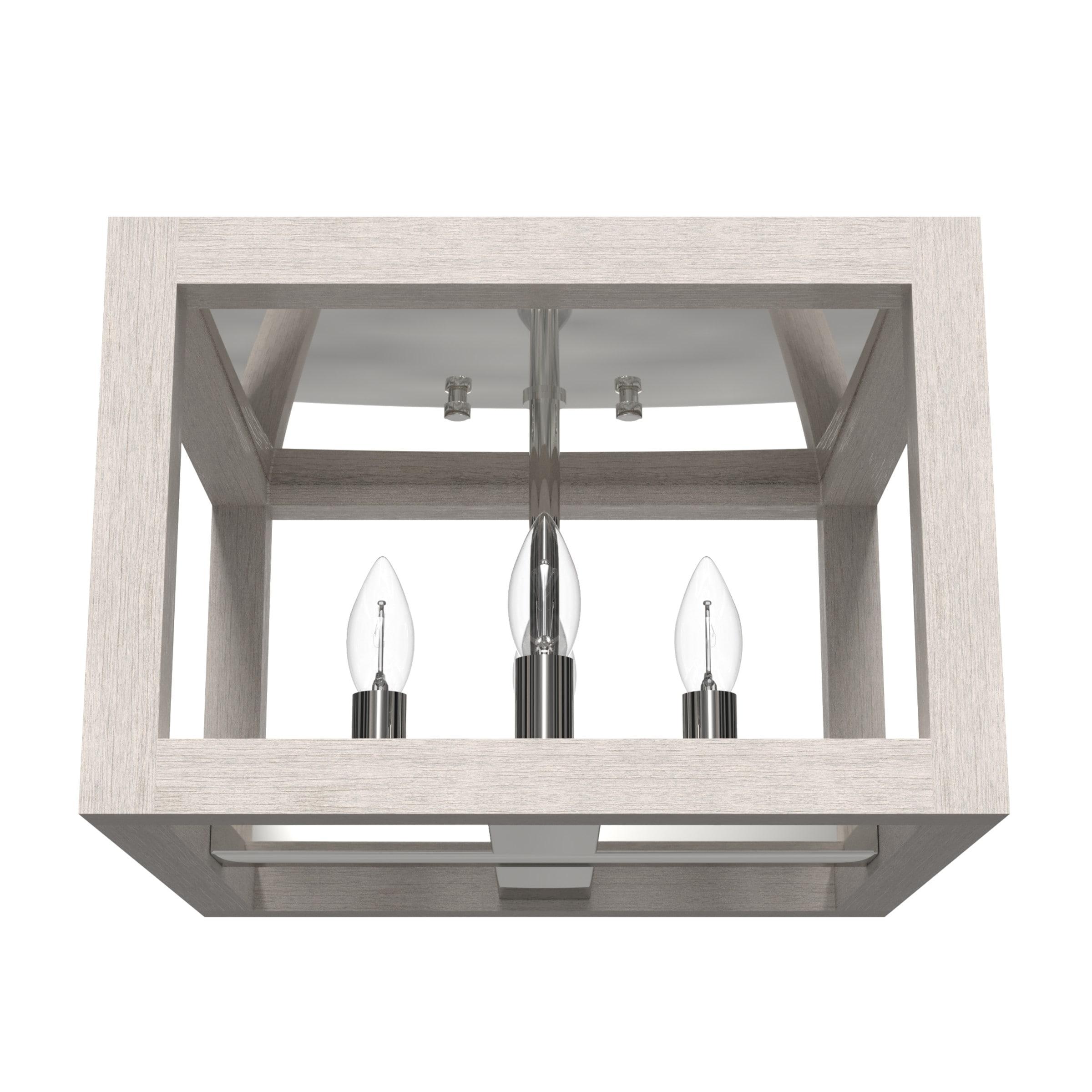Hunter Fan Squire Manor 4 Light Flush Mount Ceiling Light Fixture