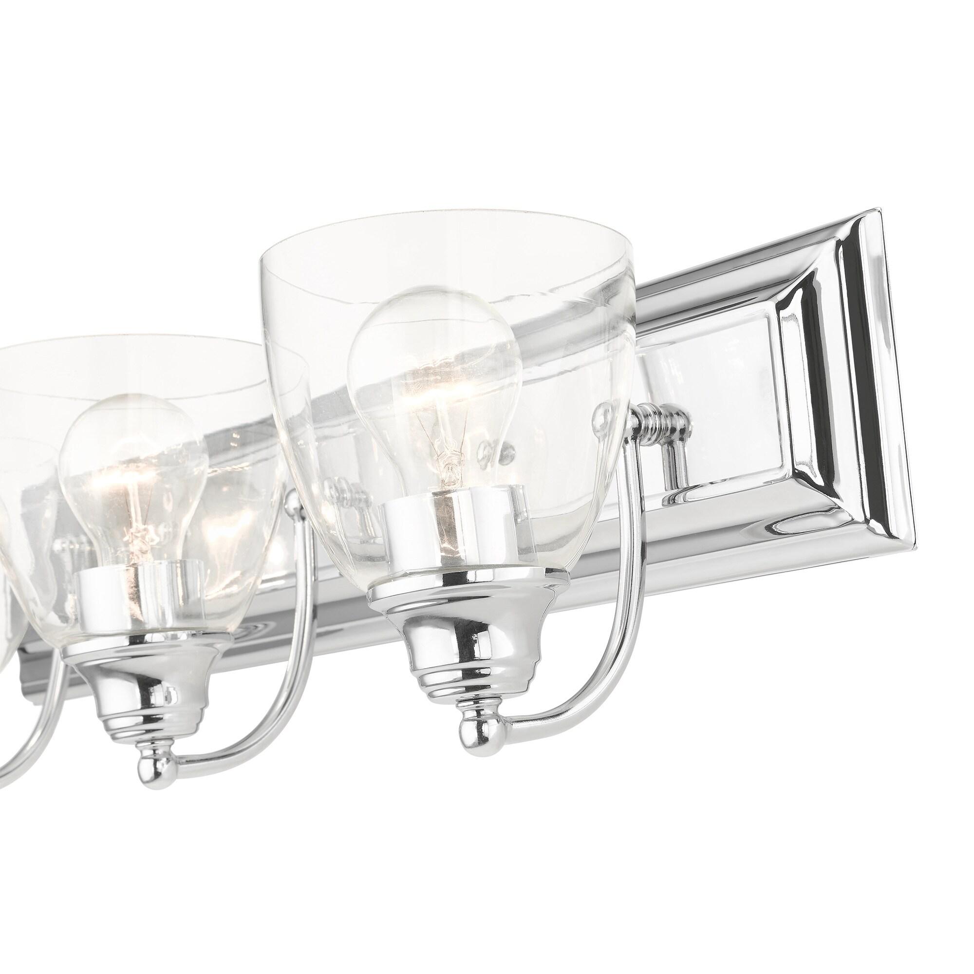 Livex Lighting Birmingham 3 - Light Vanity in  Polished Chrome