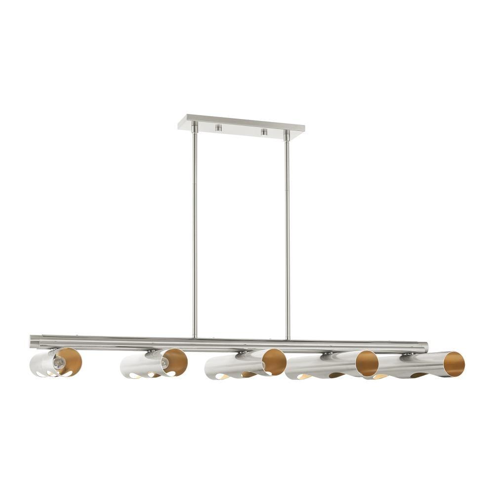 Livex Lighting Novato 10 - Light Chandelier in  Brushed Nickel