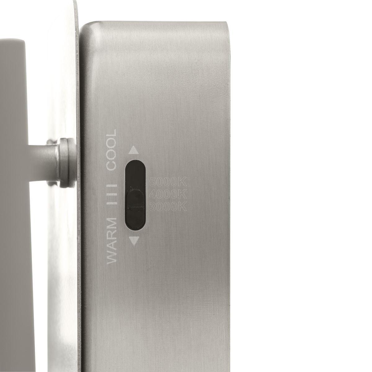 Progress Lighting Semblance 1-Light LED Linear Vanity Light, Brushed Nickel, Acrylic Shade