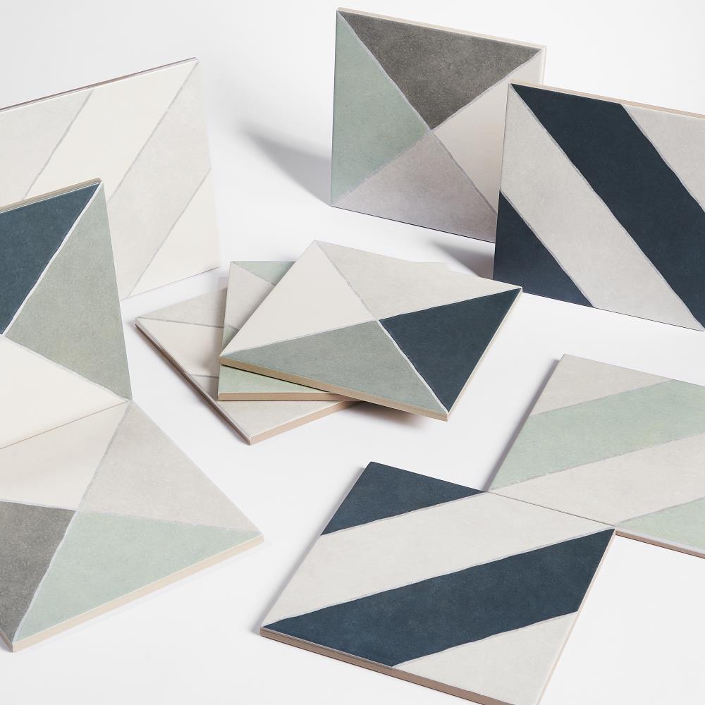 Ava Diagonal 9" x 9" Porcelain Tile (10.76 sq. ft./ Case)