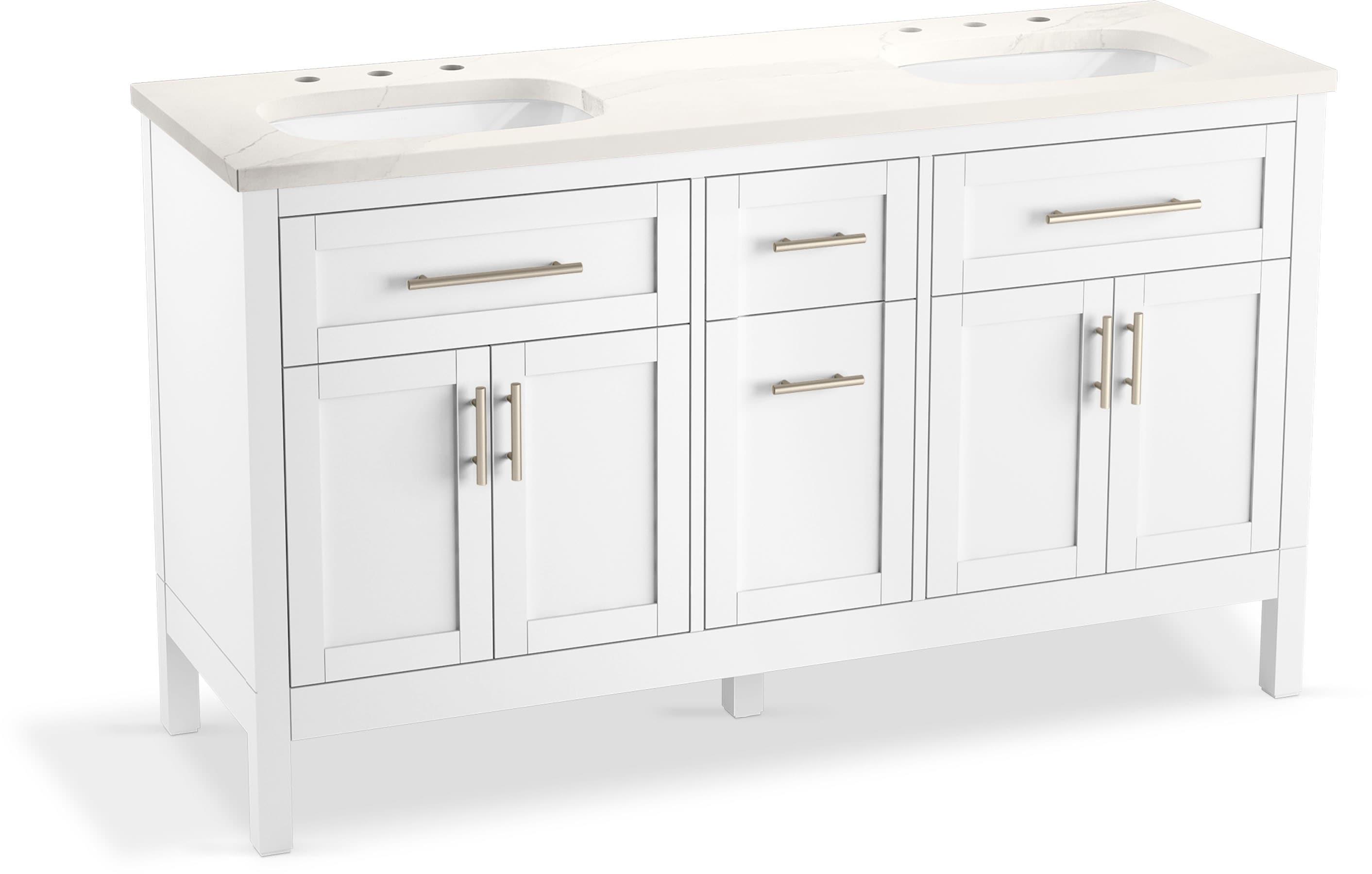 61" Single Bathroom Vanity Set