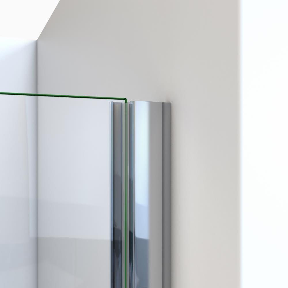 MP Swinging 24" x 73" Hinged Semi-Frameless Shower Door