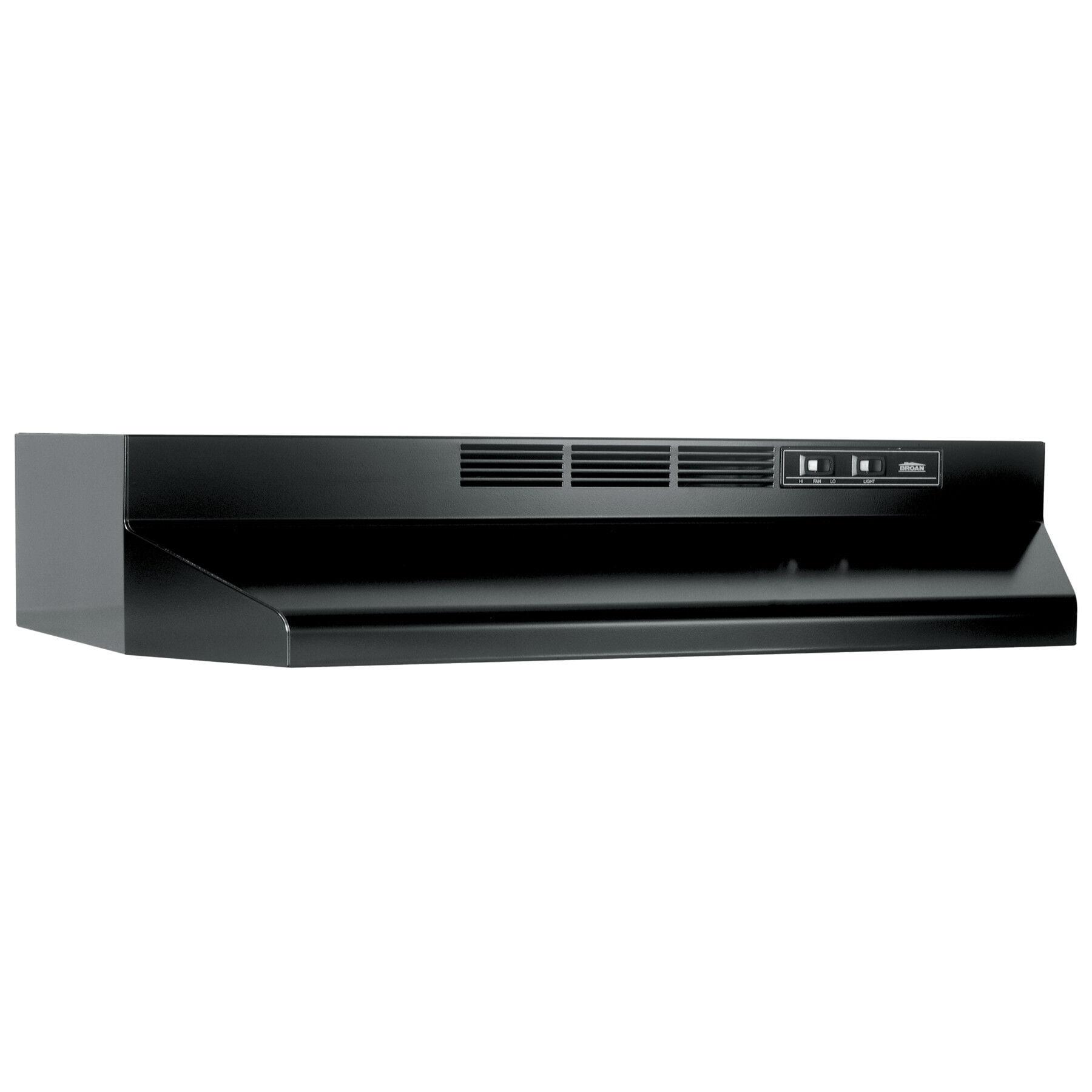 Broan NuTone 30" Steel 190 CFM Ductless (Non-Vented) Under Cabinet Range Hood with Charcoal Filter