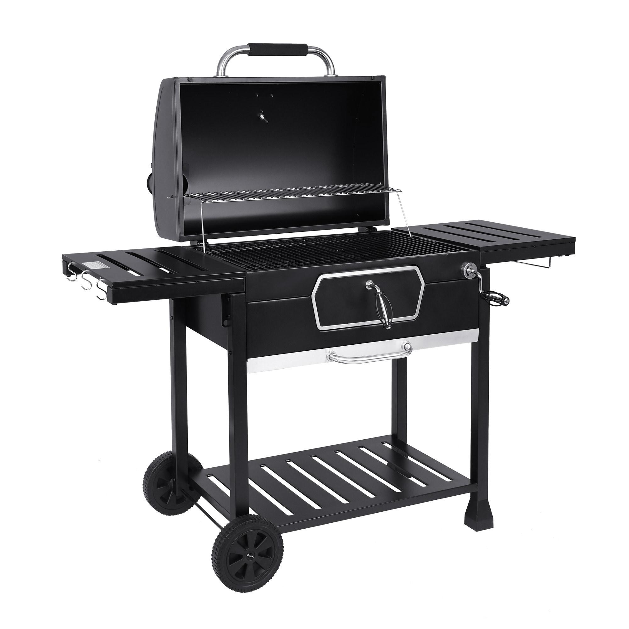 Royal Gourmet Deluxe 30-Inch Charcoal Grill, Black