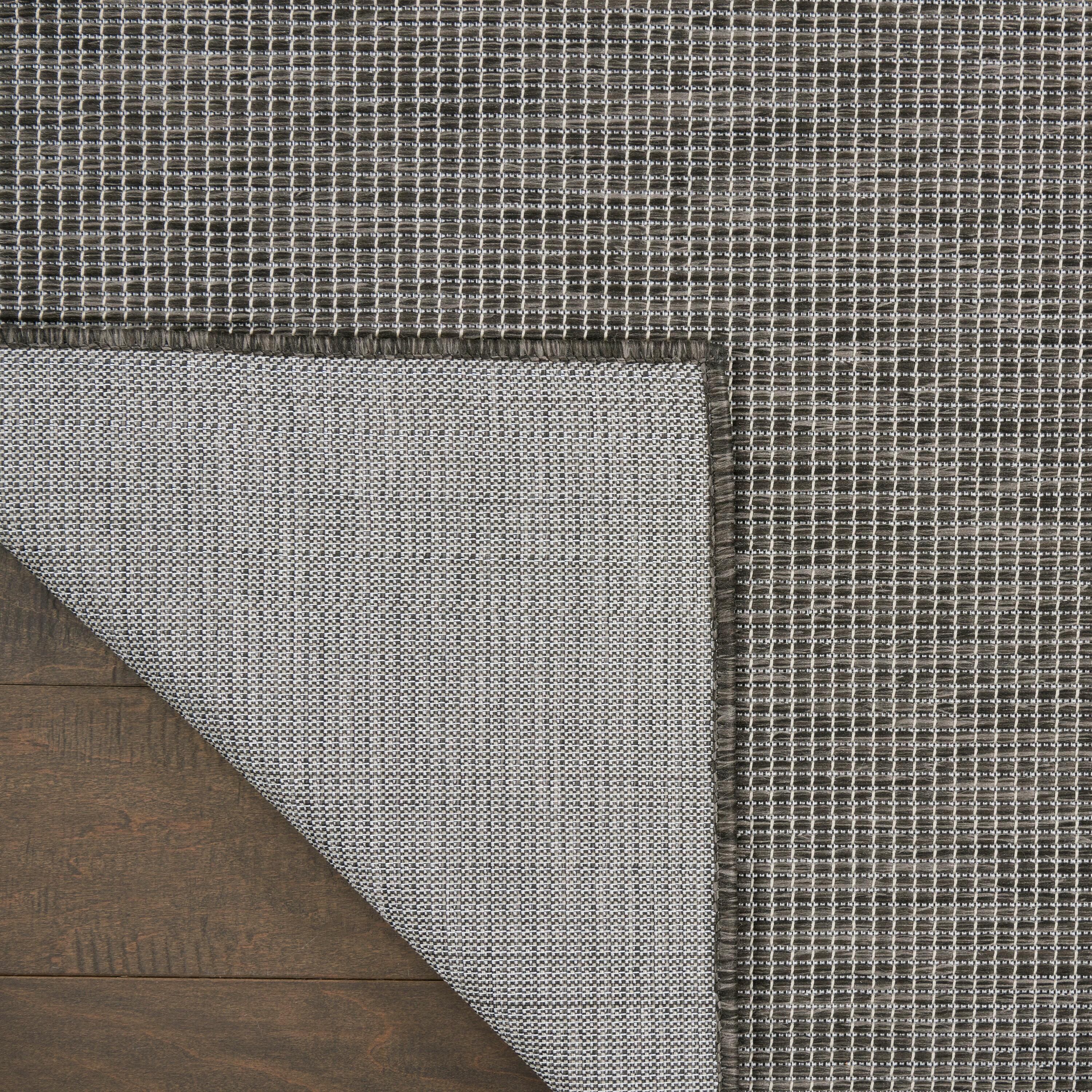 Nourison Positano POS01 Indoor/outdoor Area Rug - Charcoal 7' x 10'