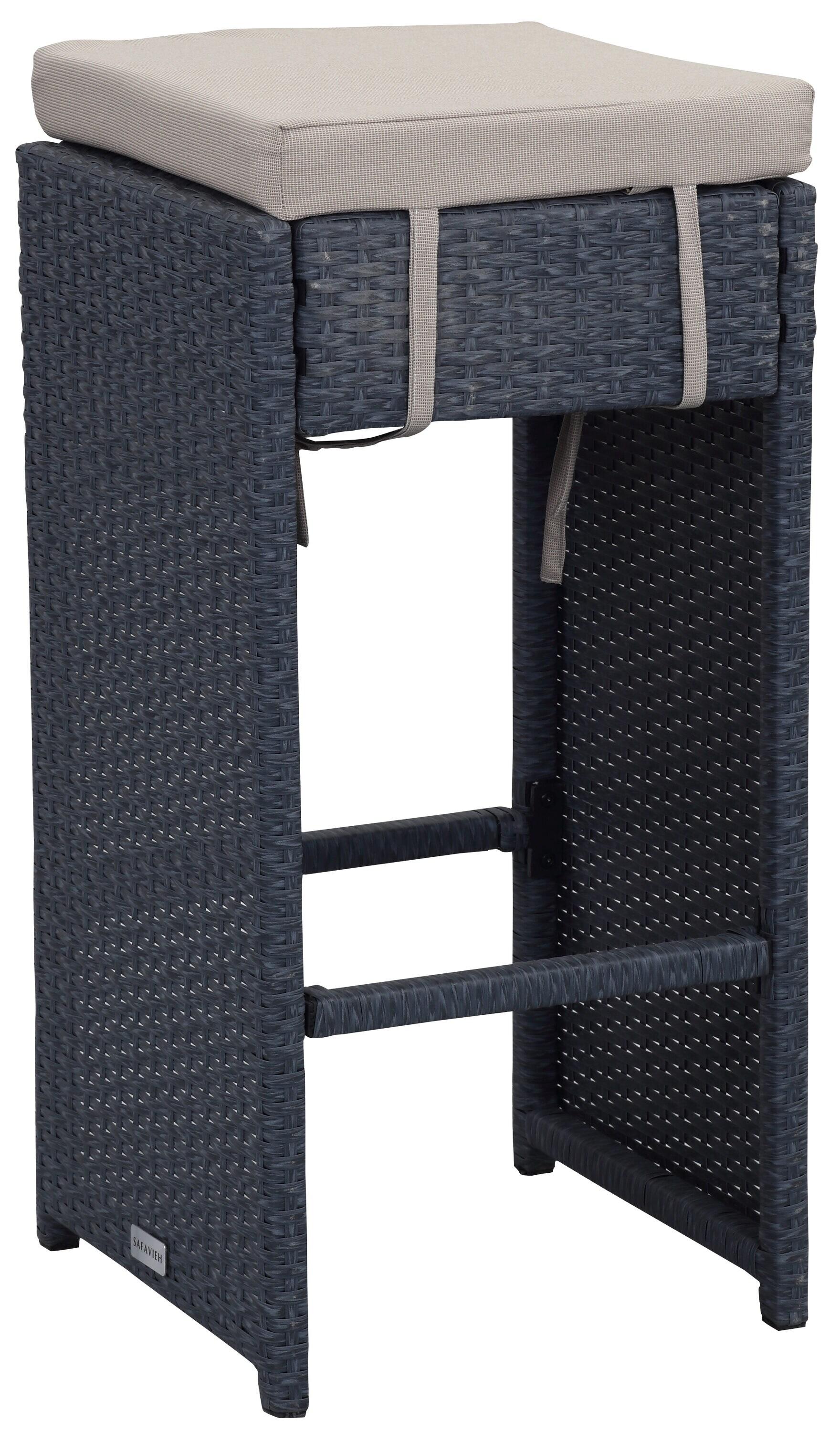 Sanders Bar Set - Indoor/Outdoor - PAT2502 - Titanium/Sand - Safavieh