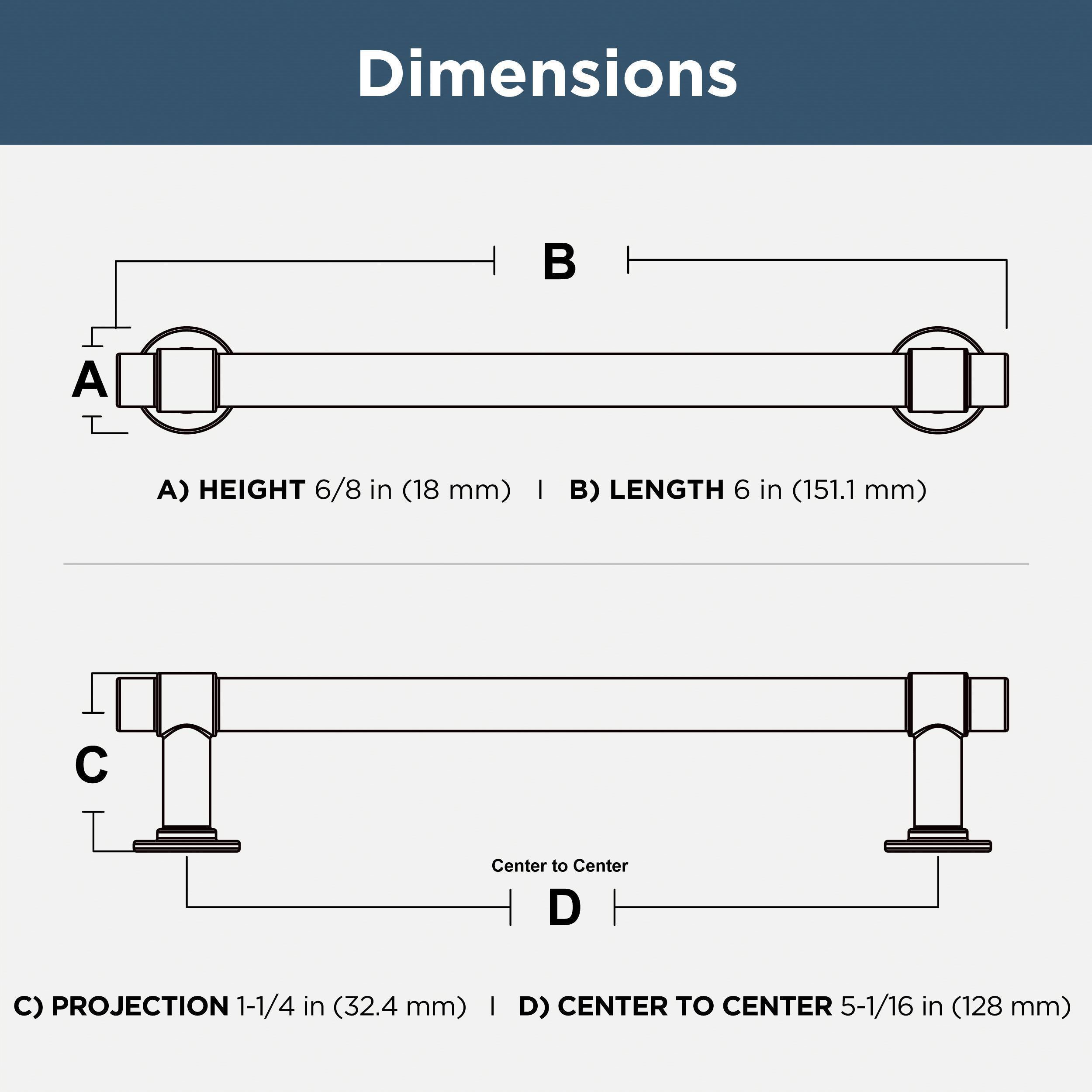 Franklin Brass Simple Round Bar Cabinet Drawer Pull (Set of 30)