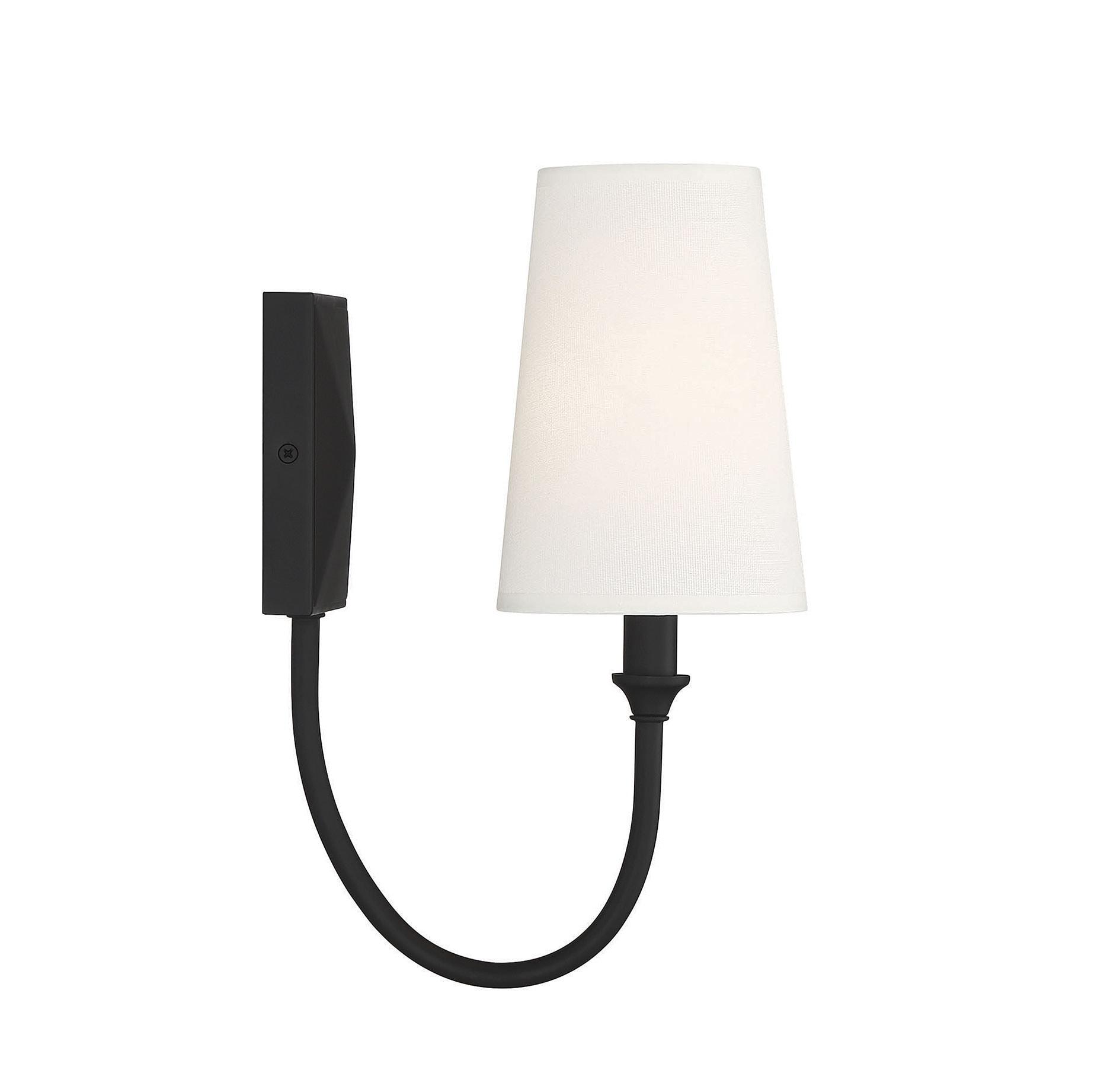 Savoy House Cameron 1 - Light Wall Light in  Matte Black