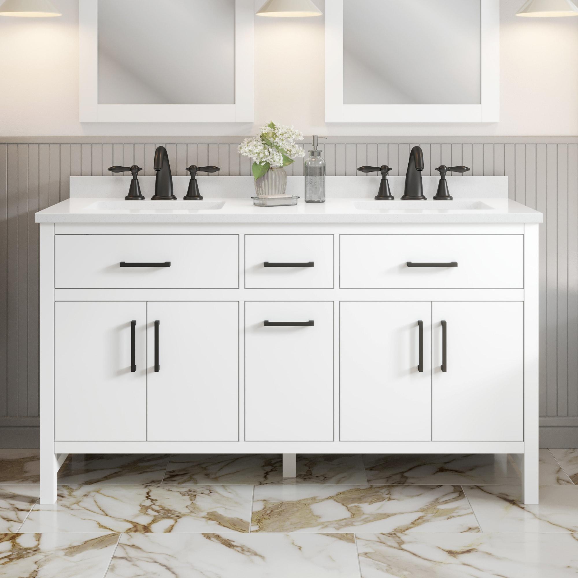 OVE Decors Taylor 60 in. Double Bathroom Sink Vanity