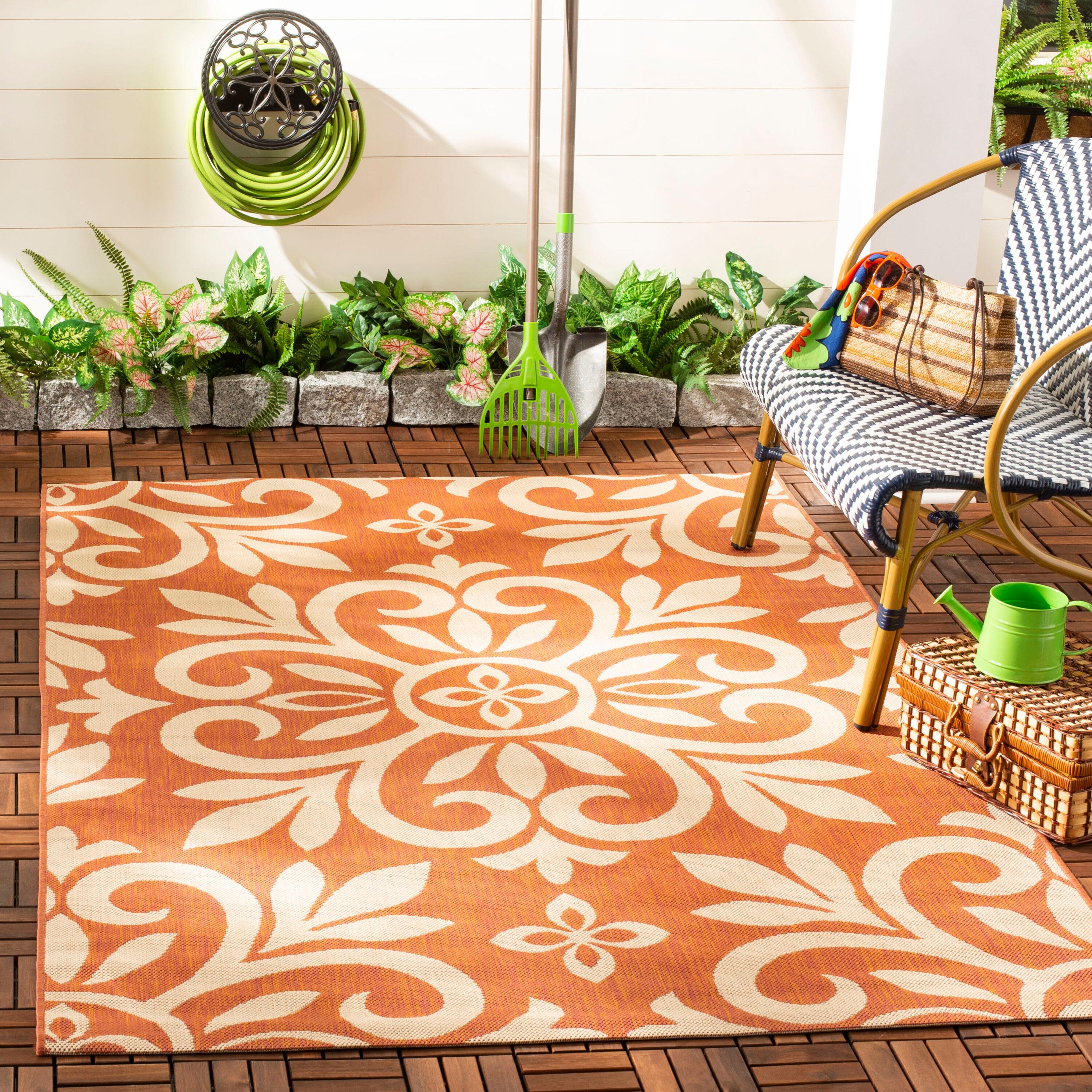 Safavieh Martha Stewart Tris Bloomfield Floral Indoor/Outdoor Area Rug