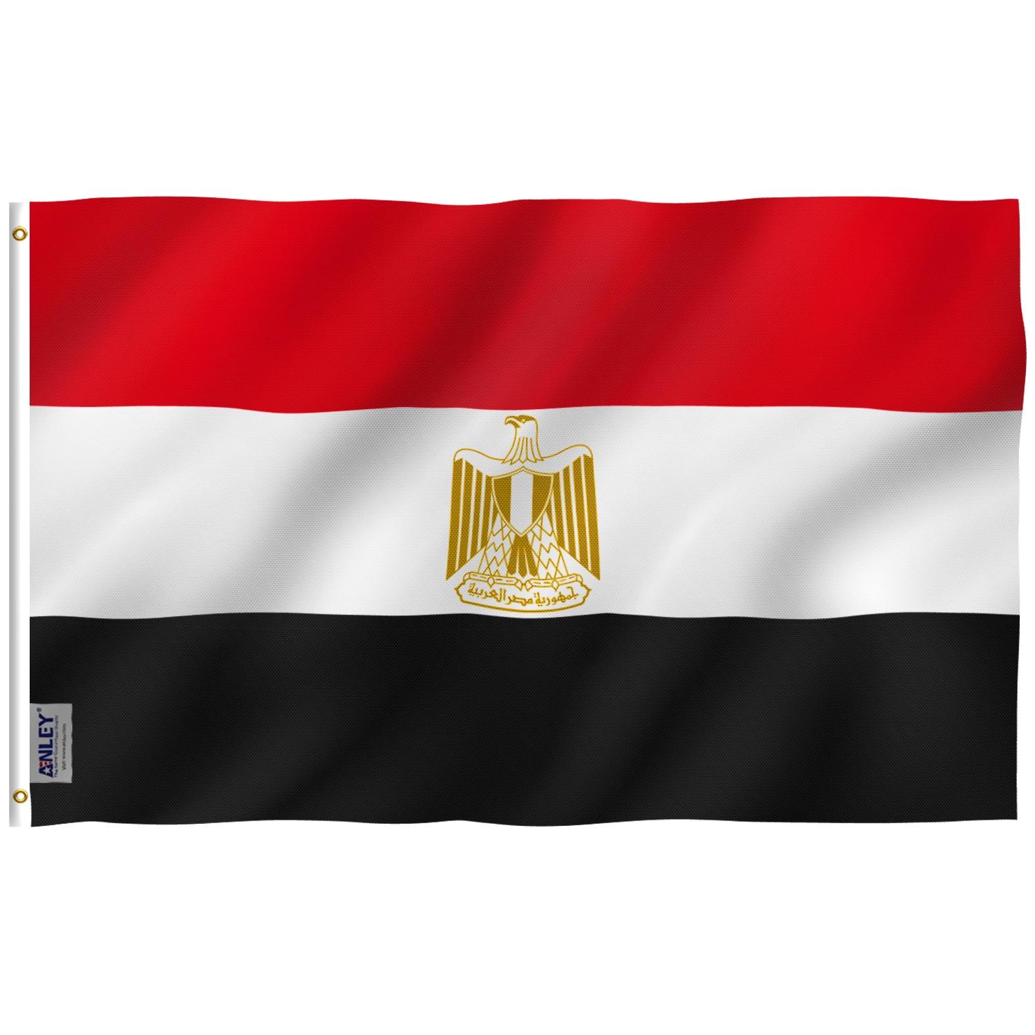 Anley Fly Breeze 3x5 Foot Egypt Flag - Egyptian Flags Polyester