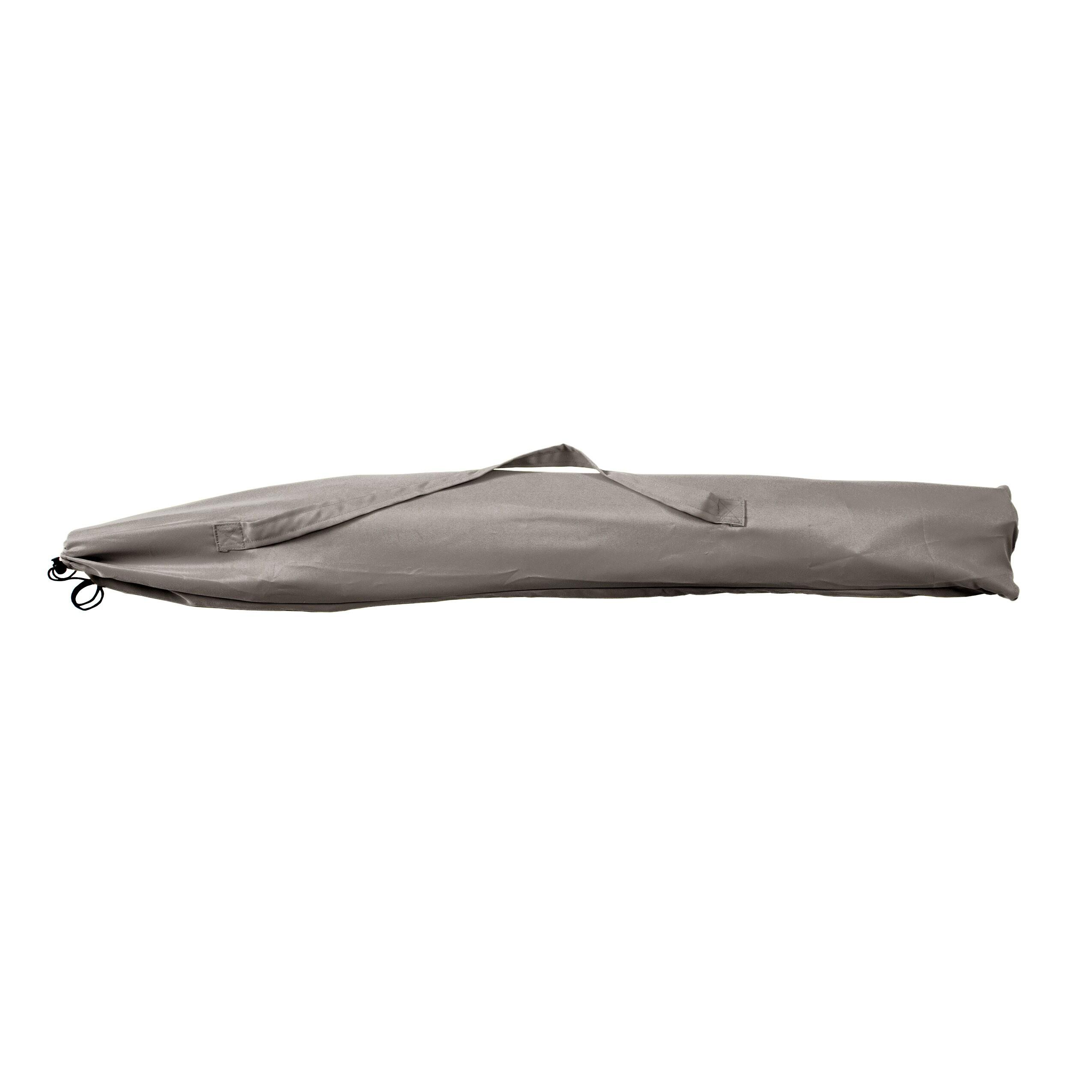 7.5' x 7.5' UV and Wind Resistant Beach/Patio Umbrella Gray - CorLiving