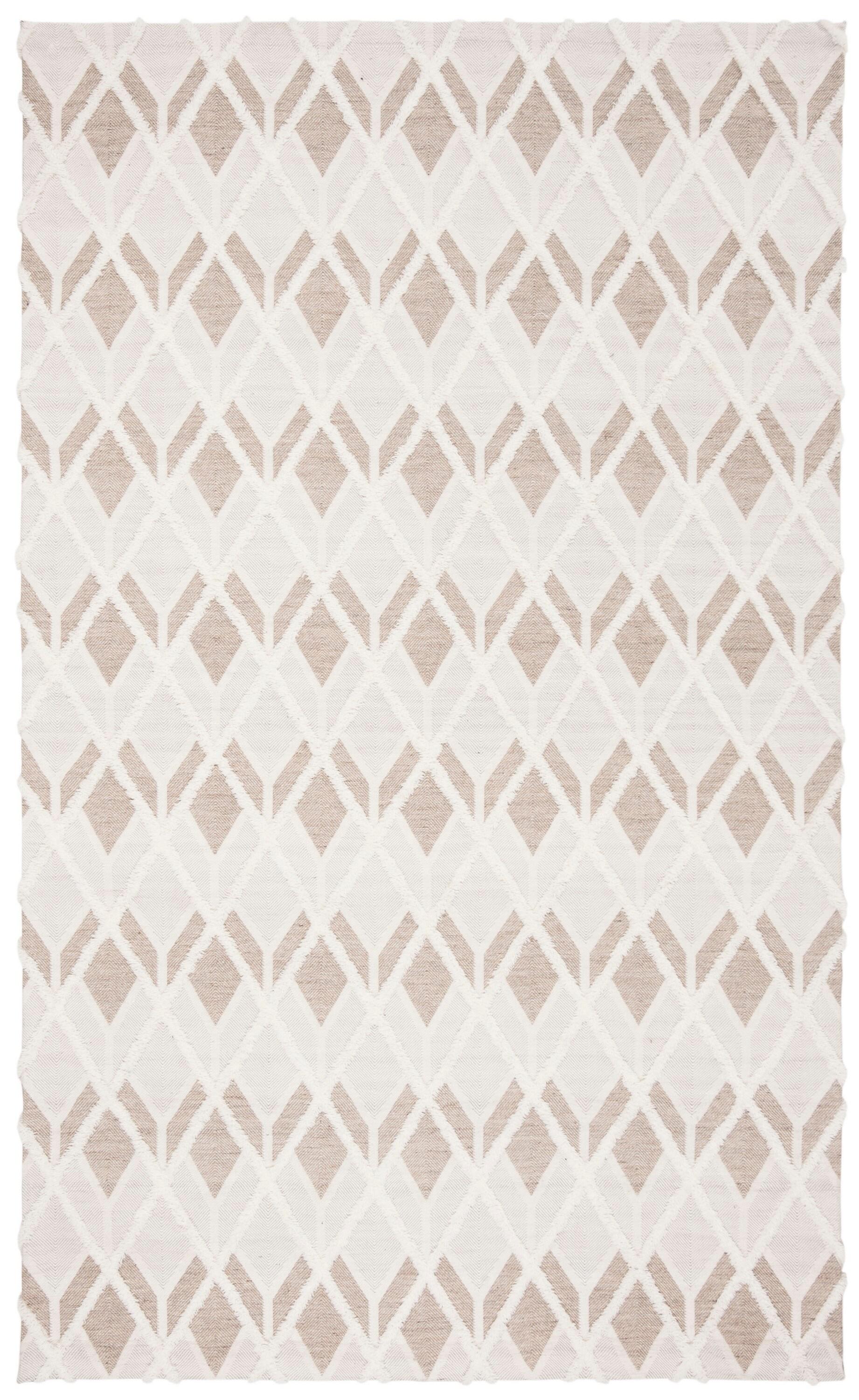Marbella MRB602 Handmade Indoor Area Rug - Beige/Ivory - 4'x6' - Safavieh
