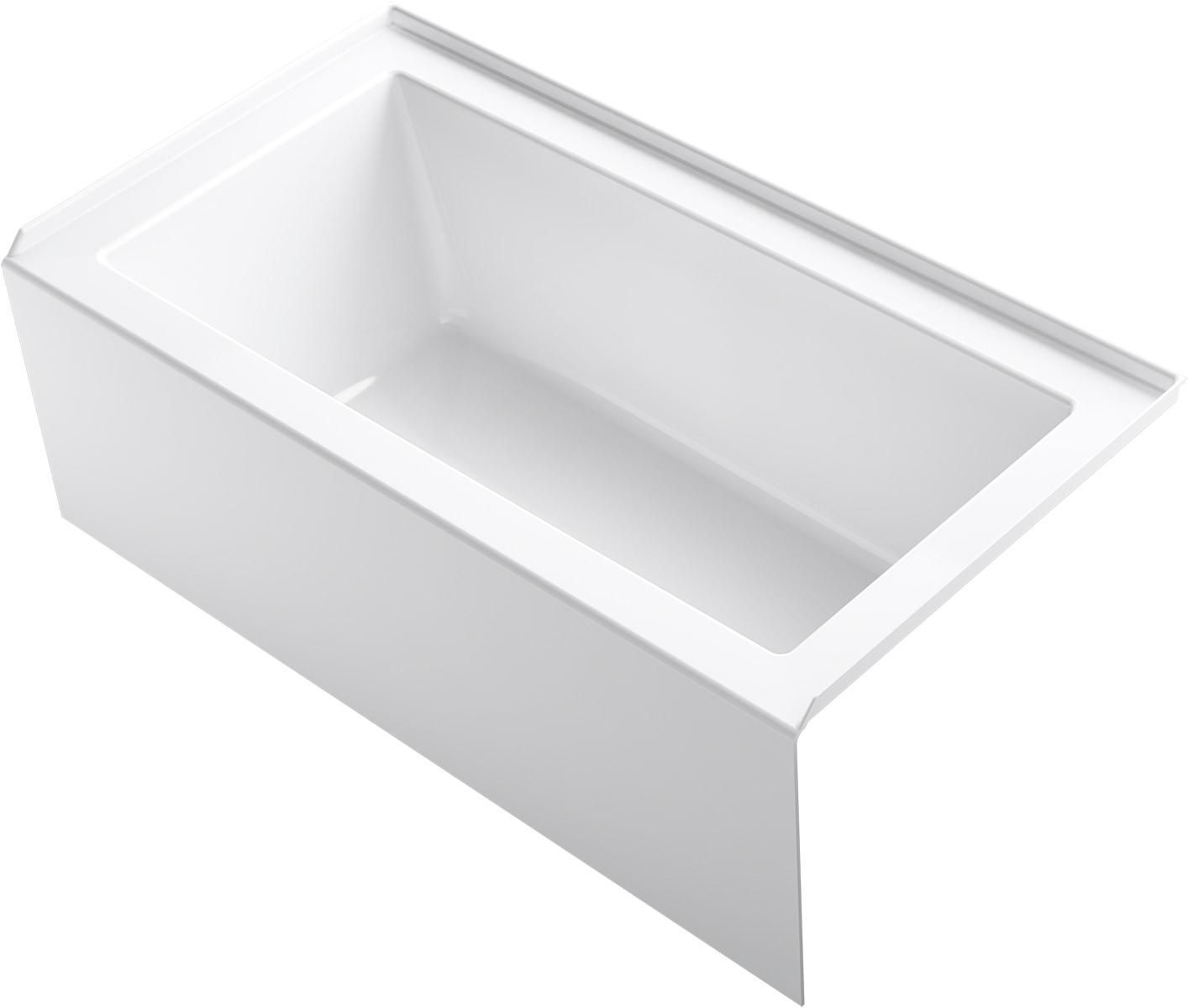 Underscore 60" x 32" Alcove Soaking Bathtub