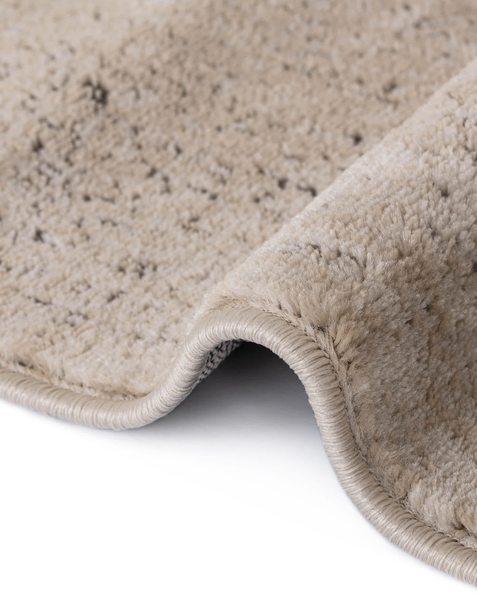 Unique Loom Portland Collection Area Rug - Woodburn (8' Square Ivory/Beige)