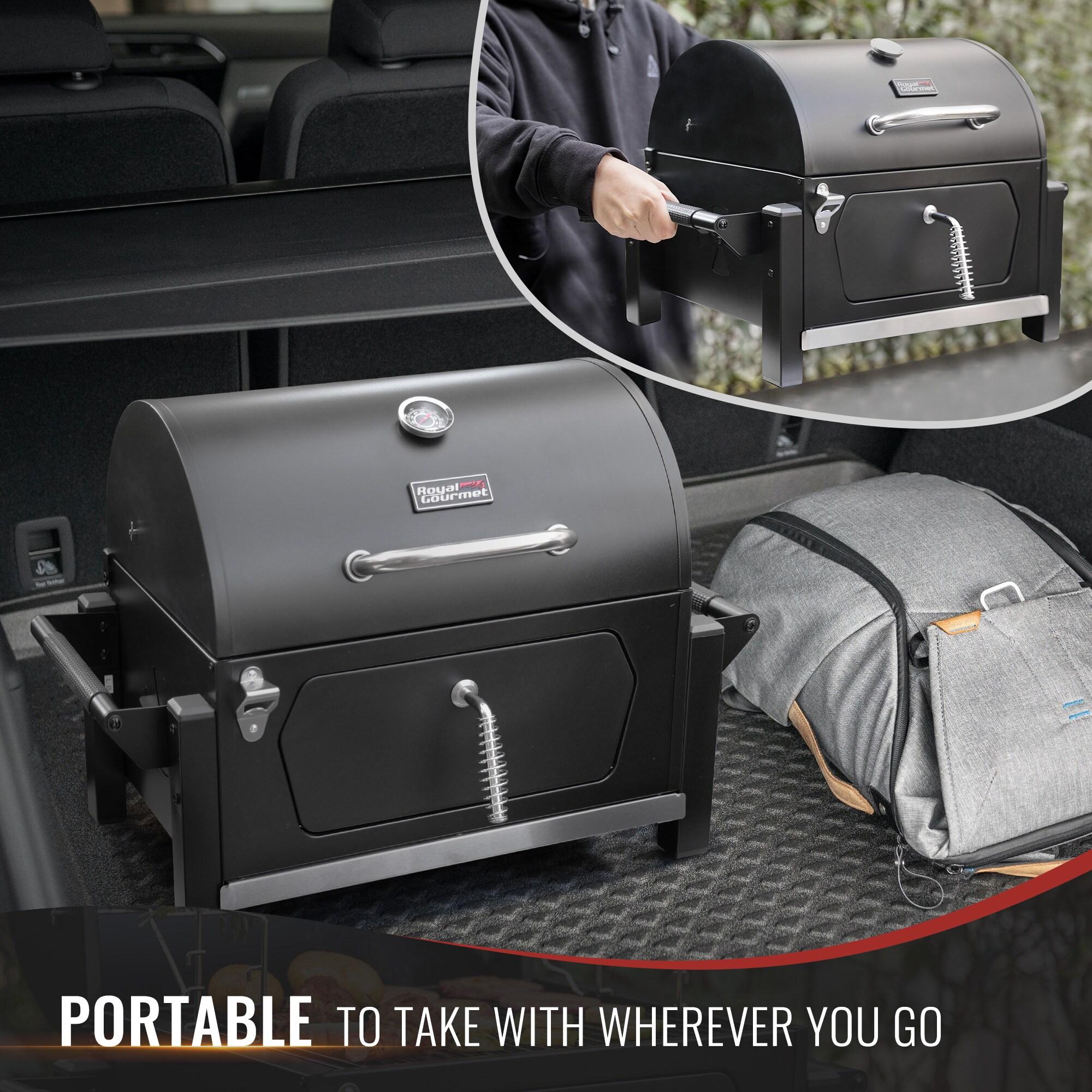 Royal Gourmet CD1519 Portable Charcoal Grill with Two Side Handles