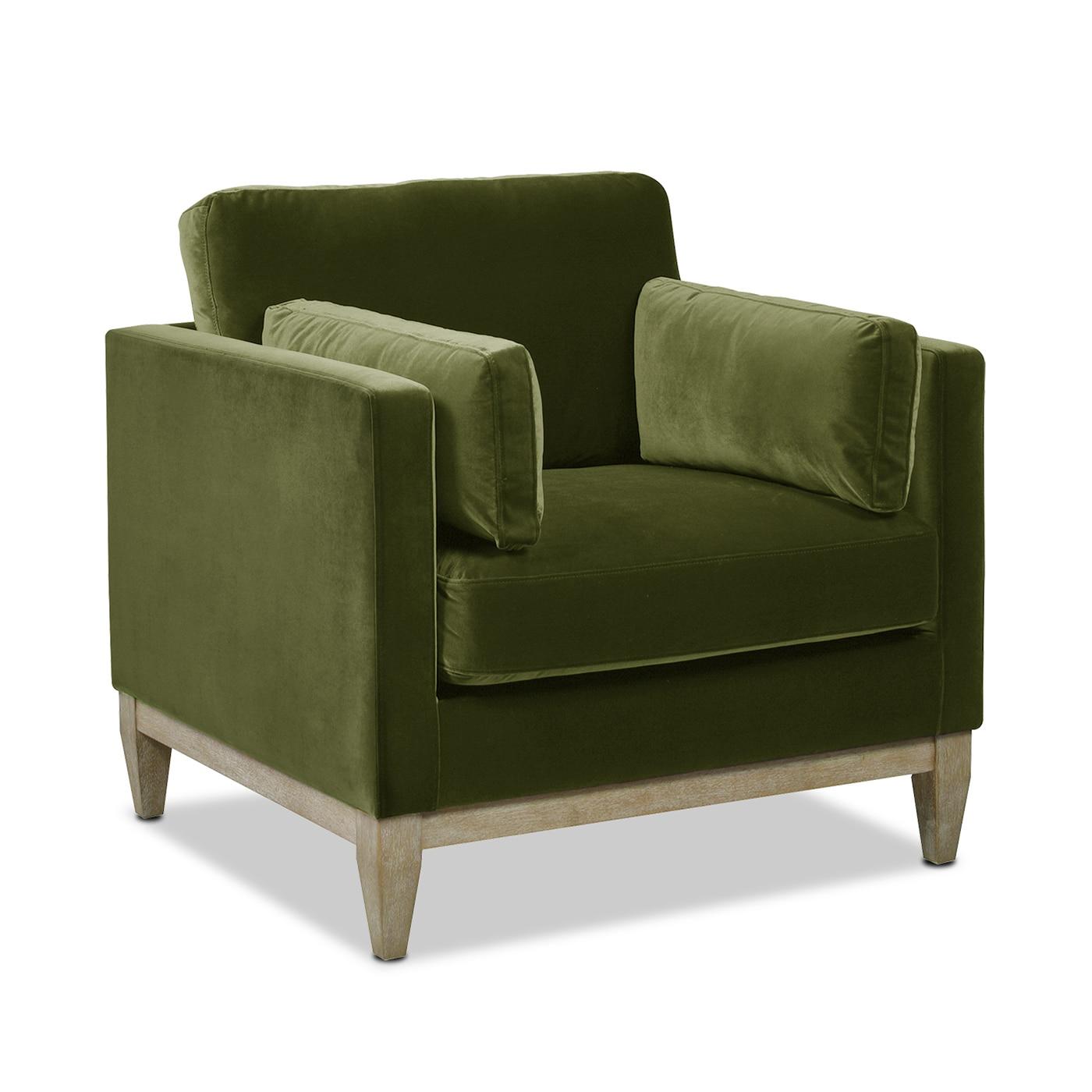 Jennifer Taylor Home Knox 36" Modern Farmhouse Arm Chair Olive Green