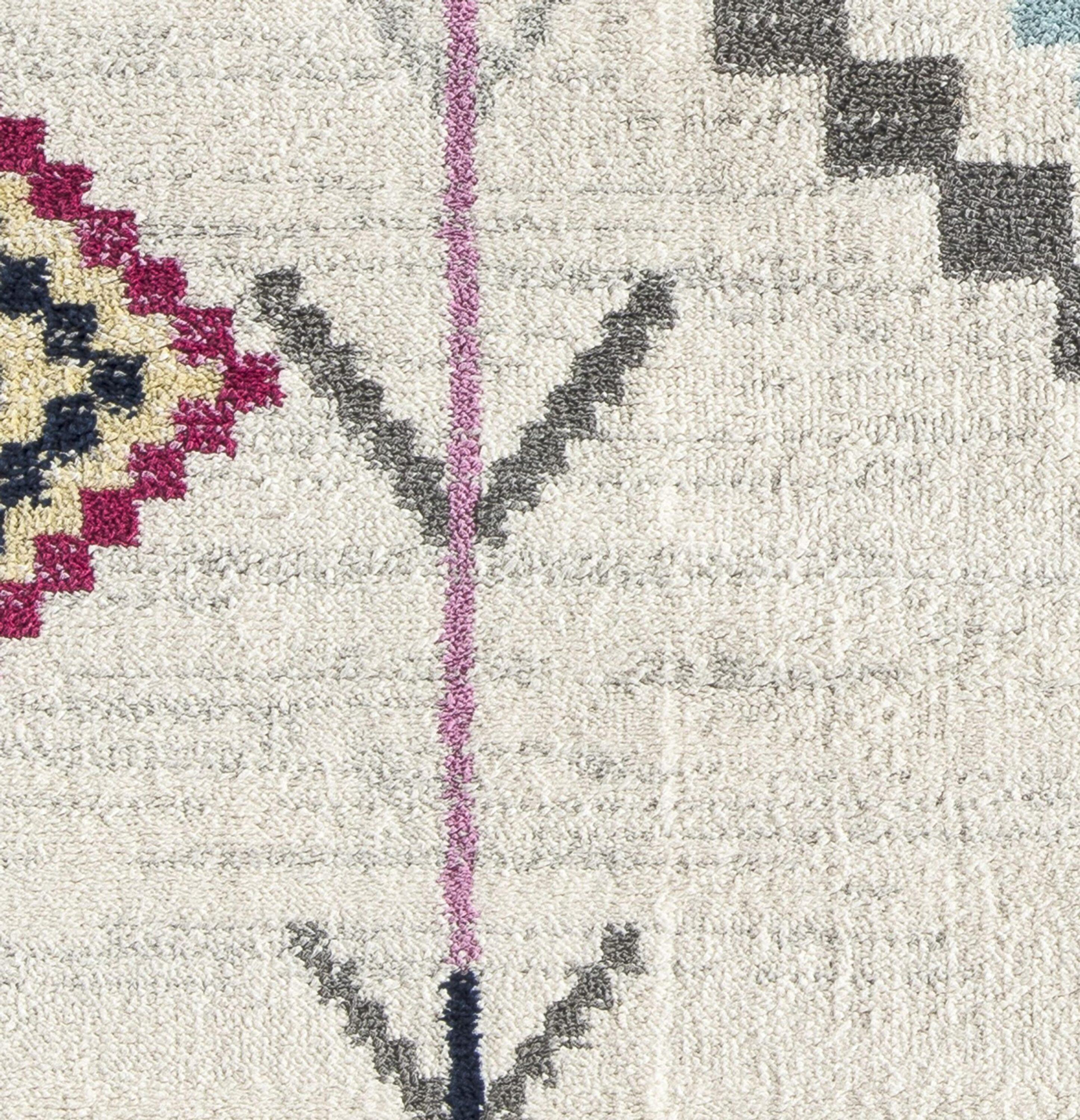 Rugs America Soleil BR15A Ivory Area Rug for Dining Room Rug Neutral Rug Living Room Rug Kitchen, 2'x4'