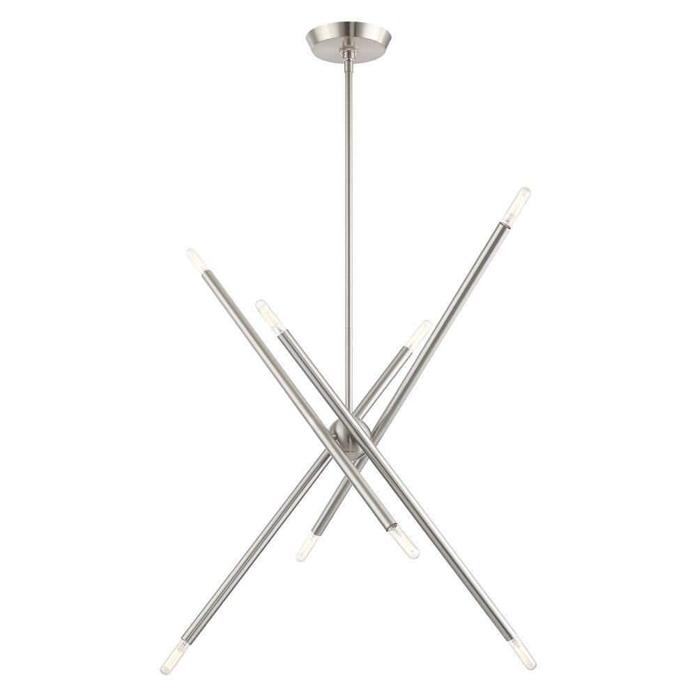 Livex Lighting Soho 8 - Light Chandelier in  Brushed Nickel