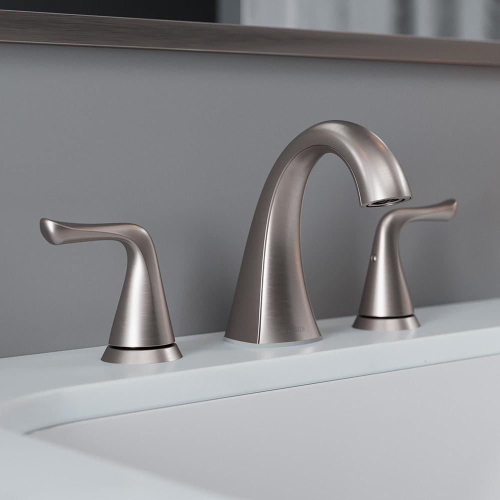 Pfister LF-049-MALGS Willa Widespread Bathroom Faucet with Drain Assembly