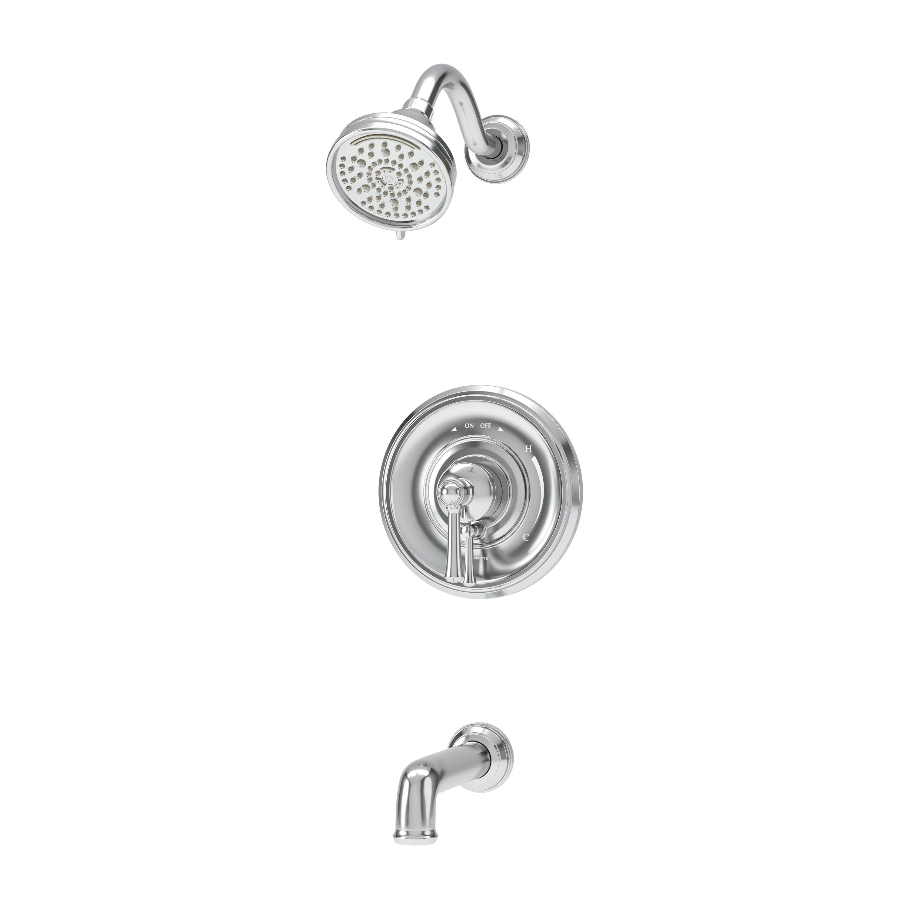 Braston HydroMersion Tub and Shower Faucet with Volume Control