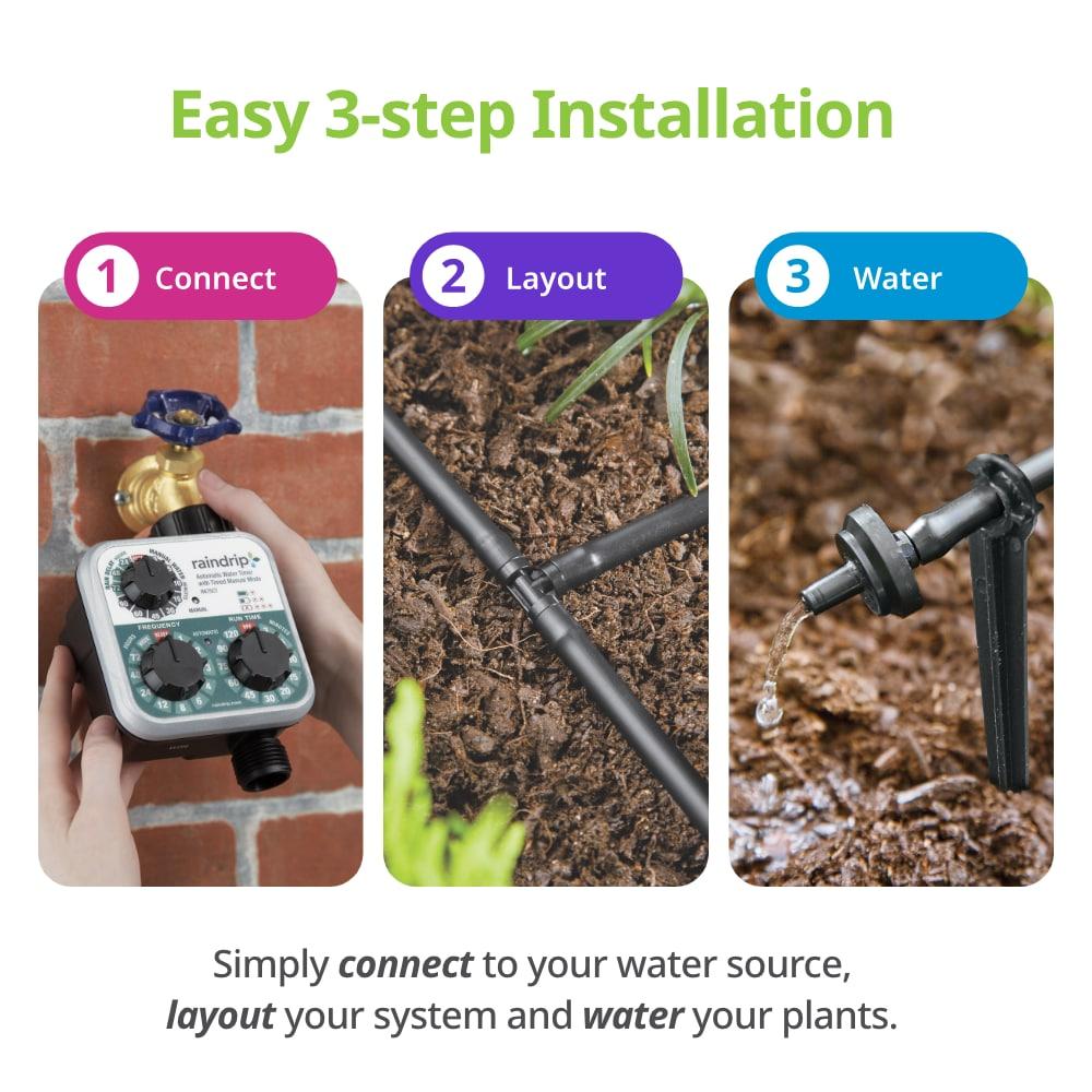 Raindrip Drip irrigation tree and shrub kit