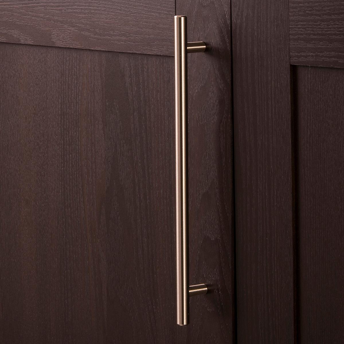 Modern Brass Steel Bar Pull with Mounting Hardware