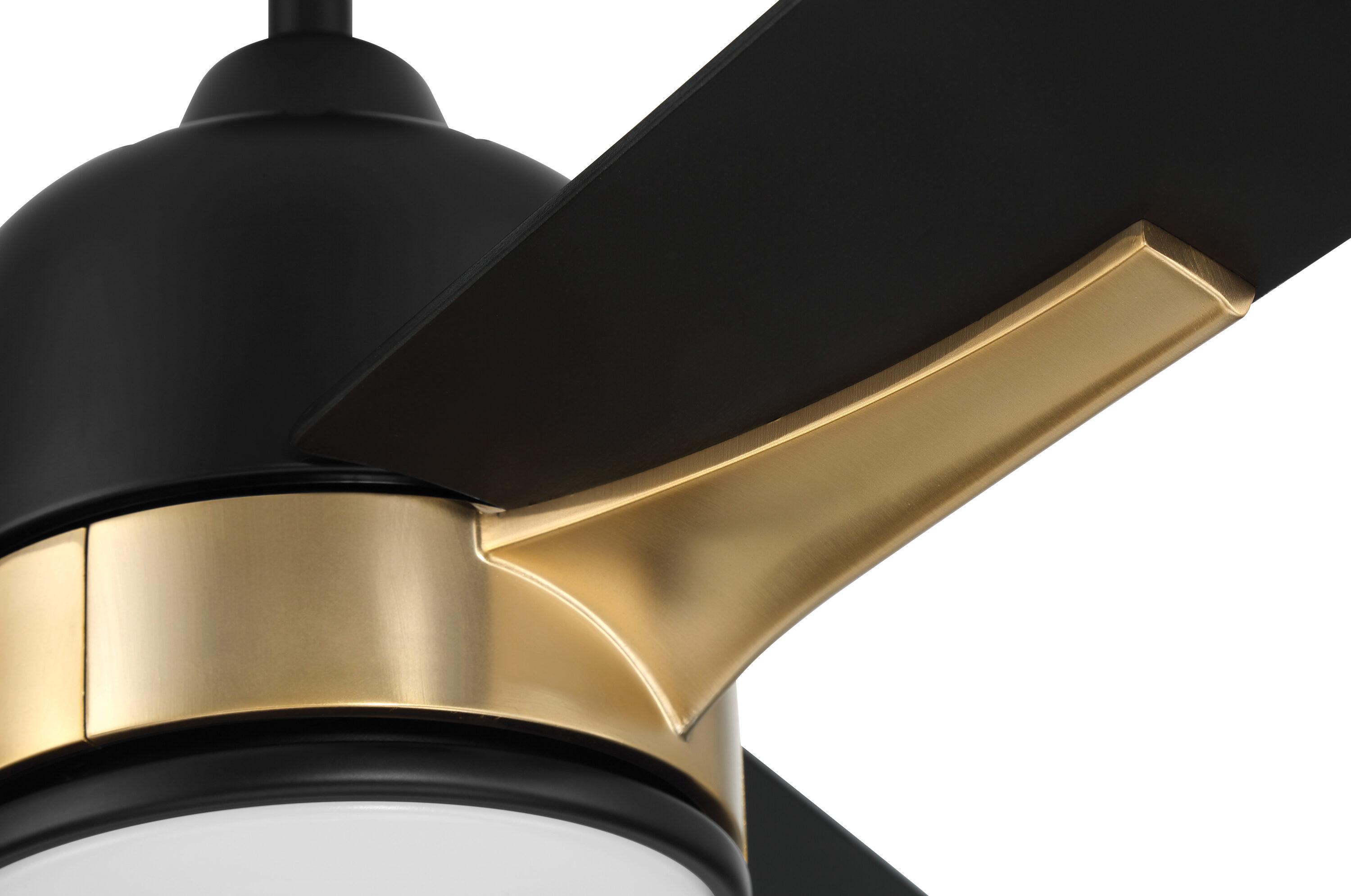 Latitude Run® Eiladh 52" Ceiling Fan with LED Lights & Wall Control