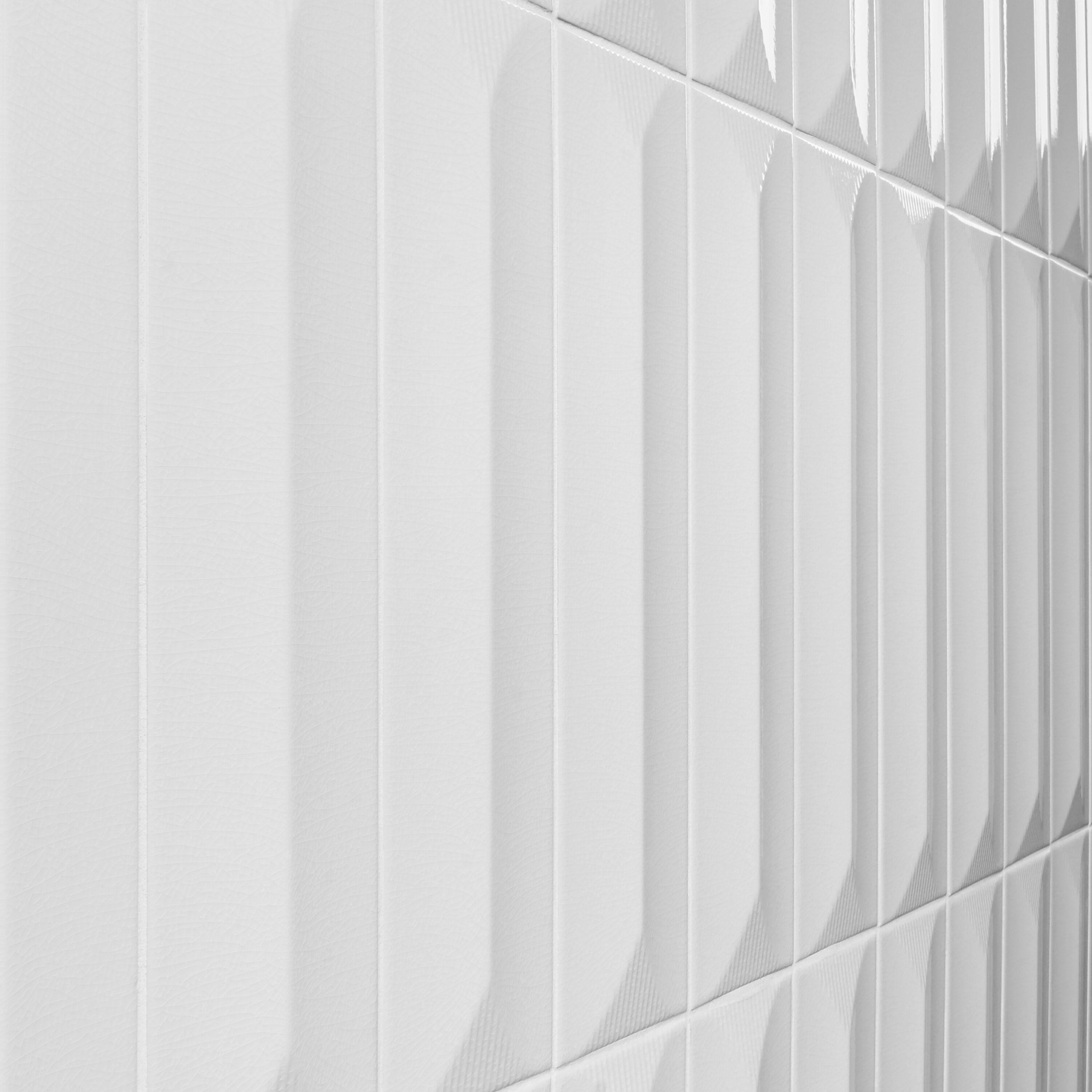 Radiant Inflex 4.43'' W x 17.62'' L Crackled Ceramic Subway Wall Tile (6.53 Sq. Ft. / Case)